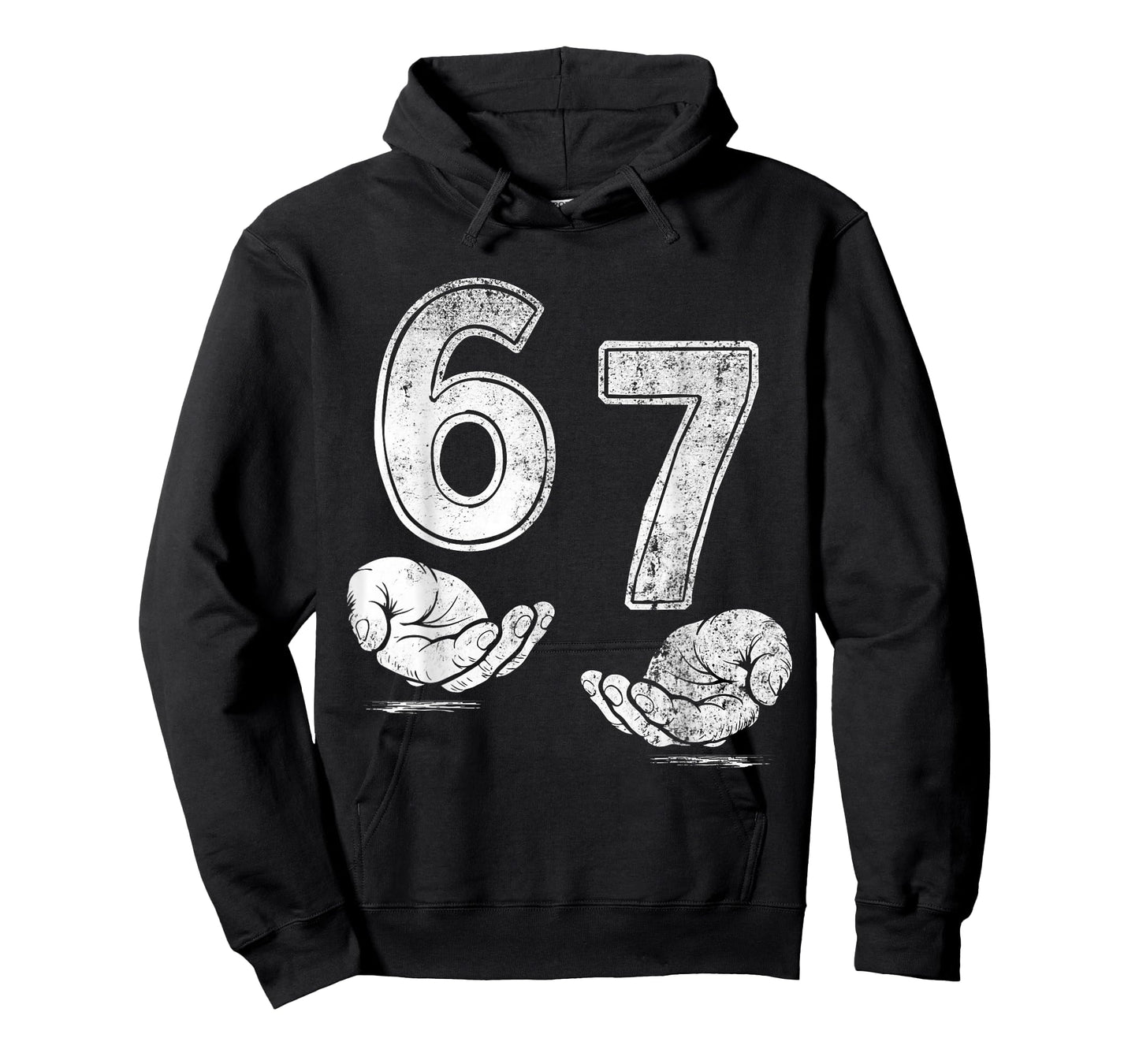 Six Seven Hands Funny 6 7 Meme Gen Alpha Slang Shirt T-Shirt