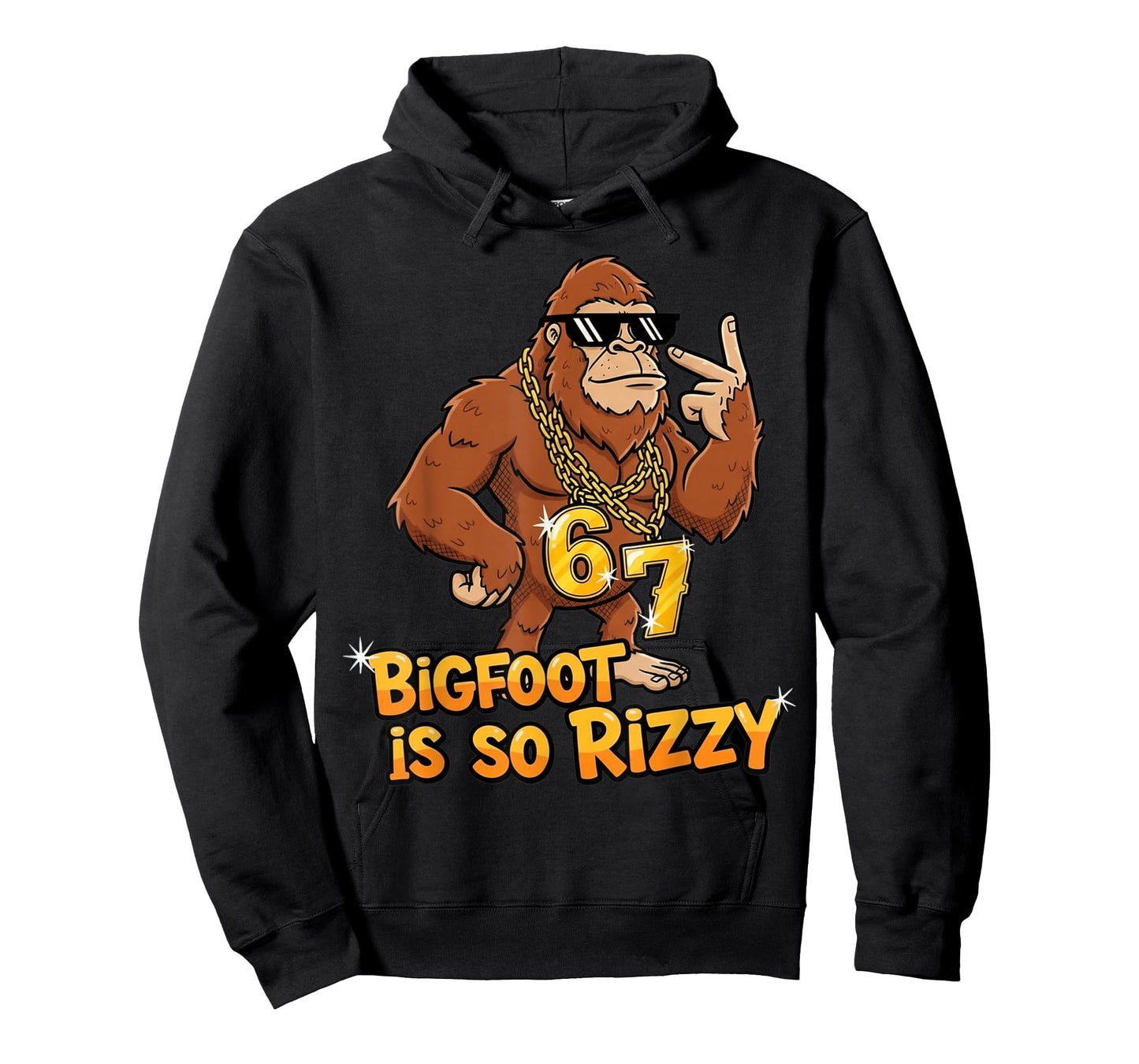 Funny Bigfoot is So Rizzy Meme 67 T-Shirt