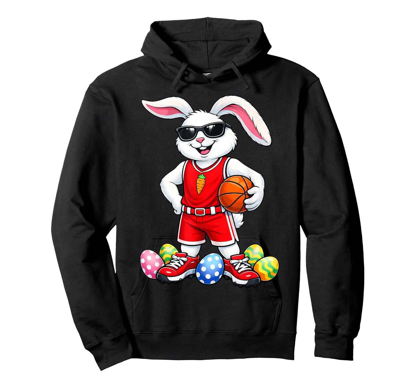Kids Boys Easter Bunny Play Basketball Easter Kids Boys Men T-Shirt