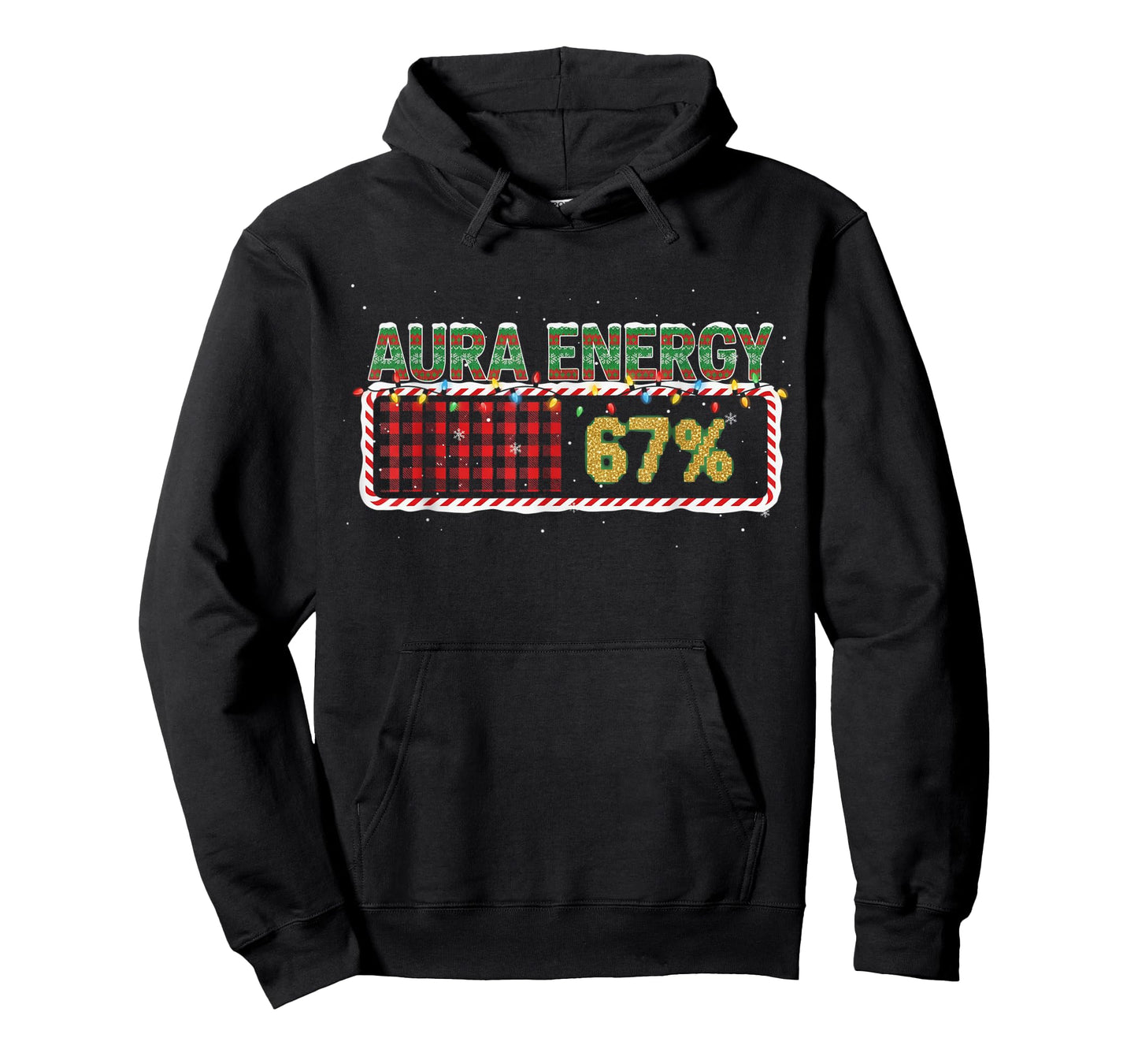 Funny Aura Energy 67 Christmas Holiday Women Kids Xmas T-Shirt