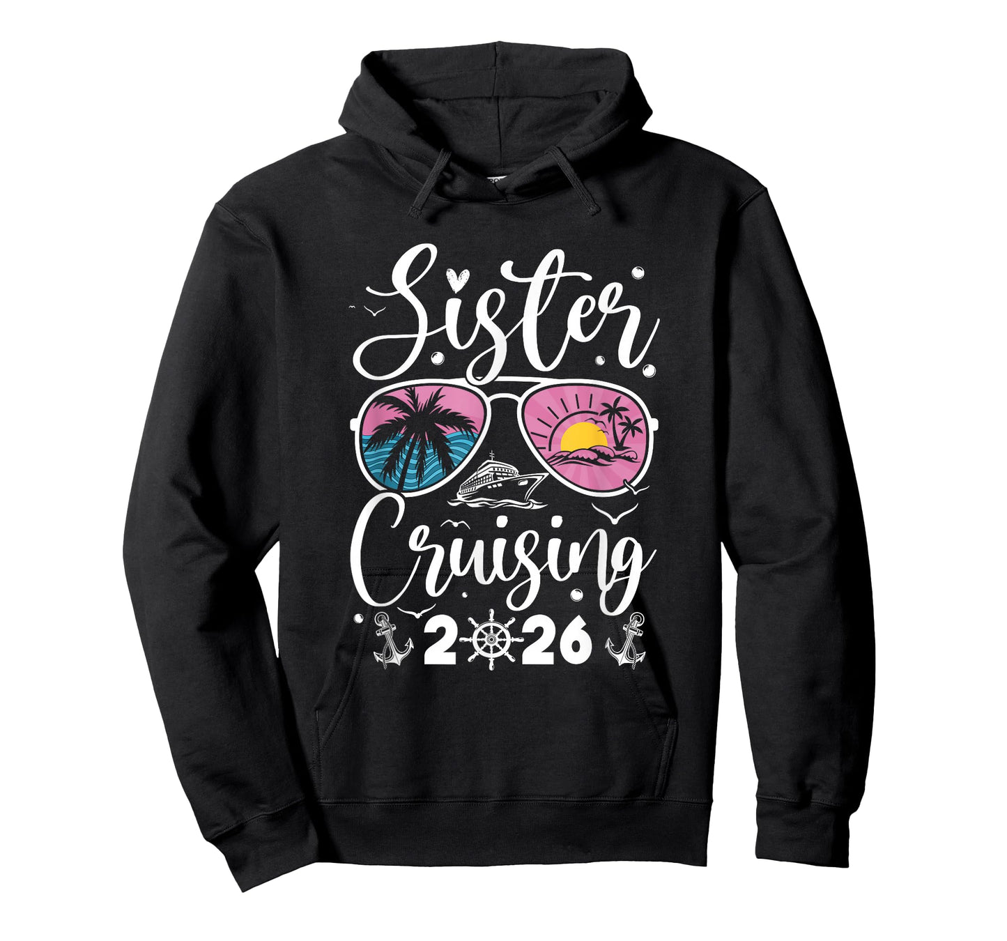 Sisters Cruise 2026 Sister Cruising Vacation Trip Women Girl T-Shirt