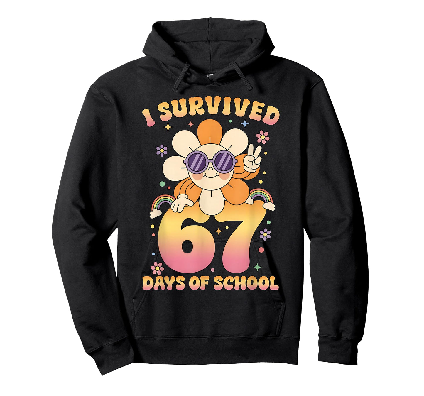 I Survived 67 Days of School Funny Meme Teacher Student T-Shirt