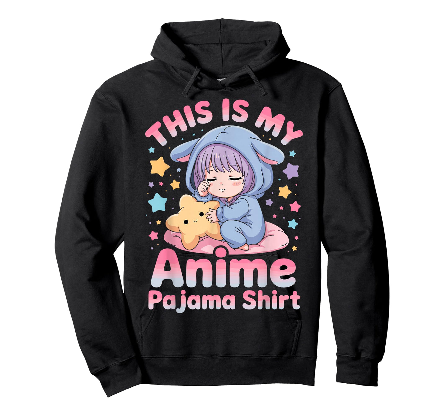 This is My Anime Pajama Shirt Kawaii Cute Sleeping Girl T-Shirt