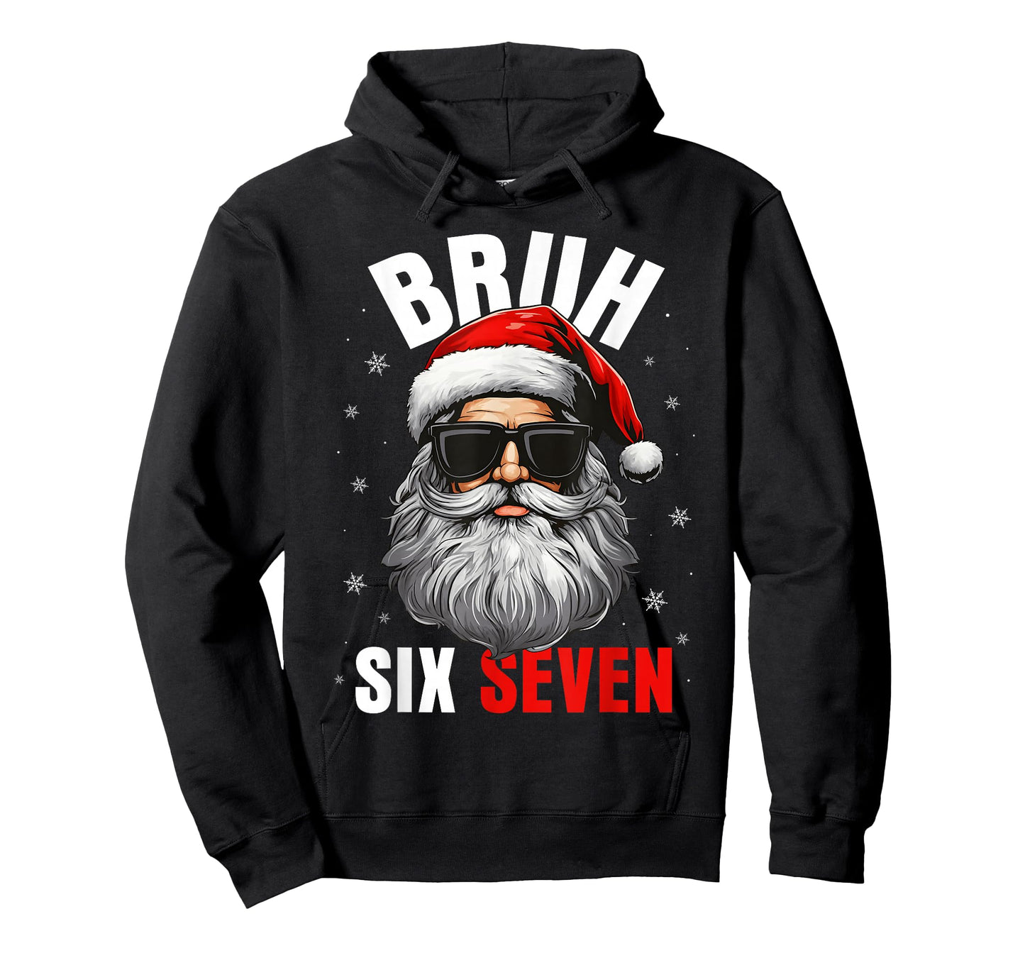 Six Seven Christmas Bruh Santa Boys Men Funny Meme Gen Alpha T-Shirt