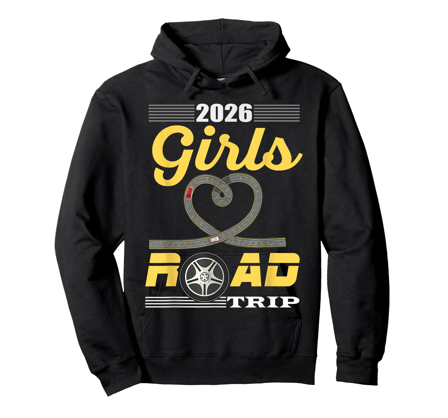 2026 Girls Road Trip Essentials Besties Ladies Teens Women T-Shirt
