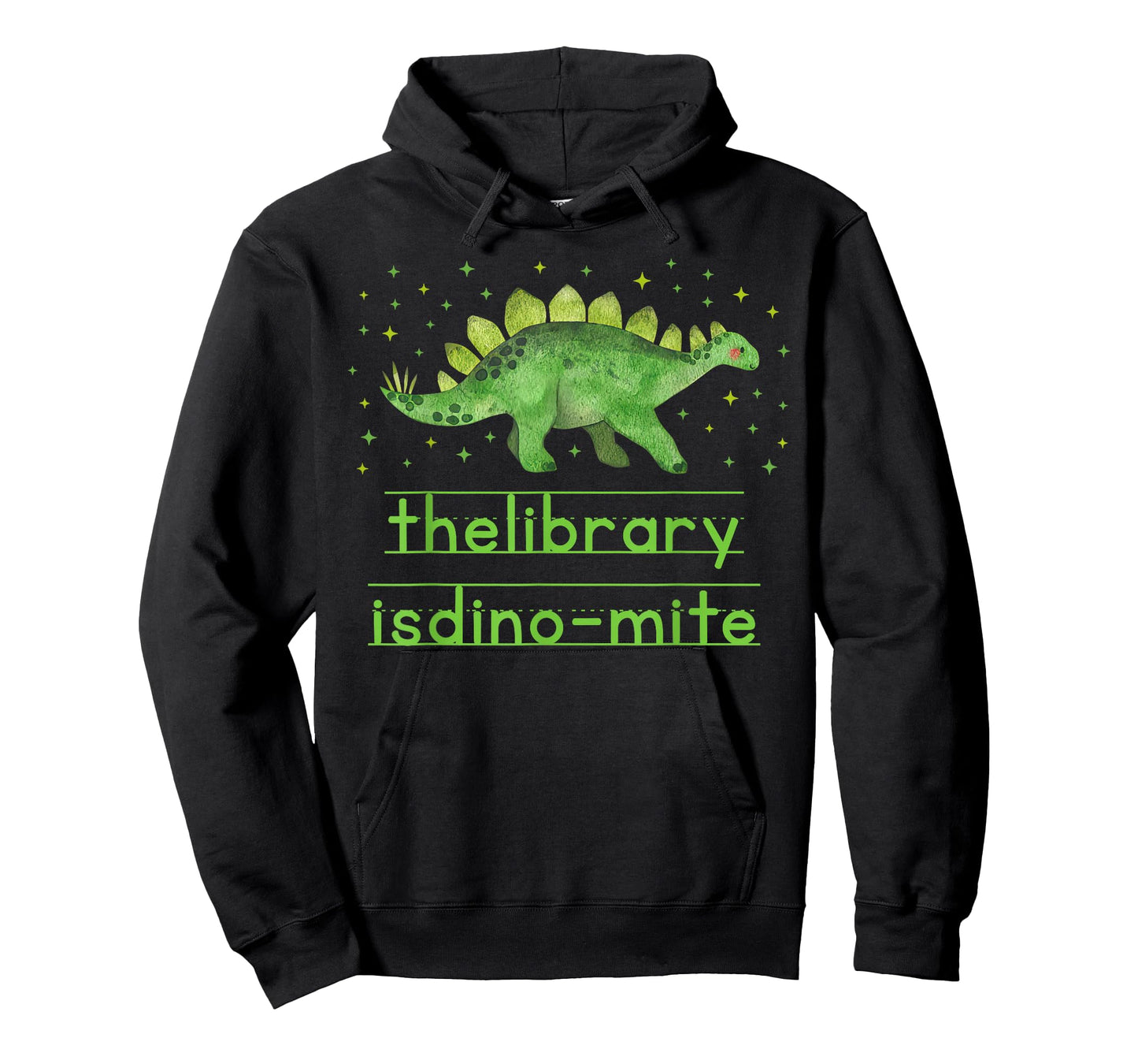 The Library is Dino-mite Dinosaur School Librarian Bookworm T-Shirt