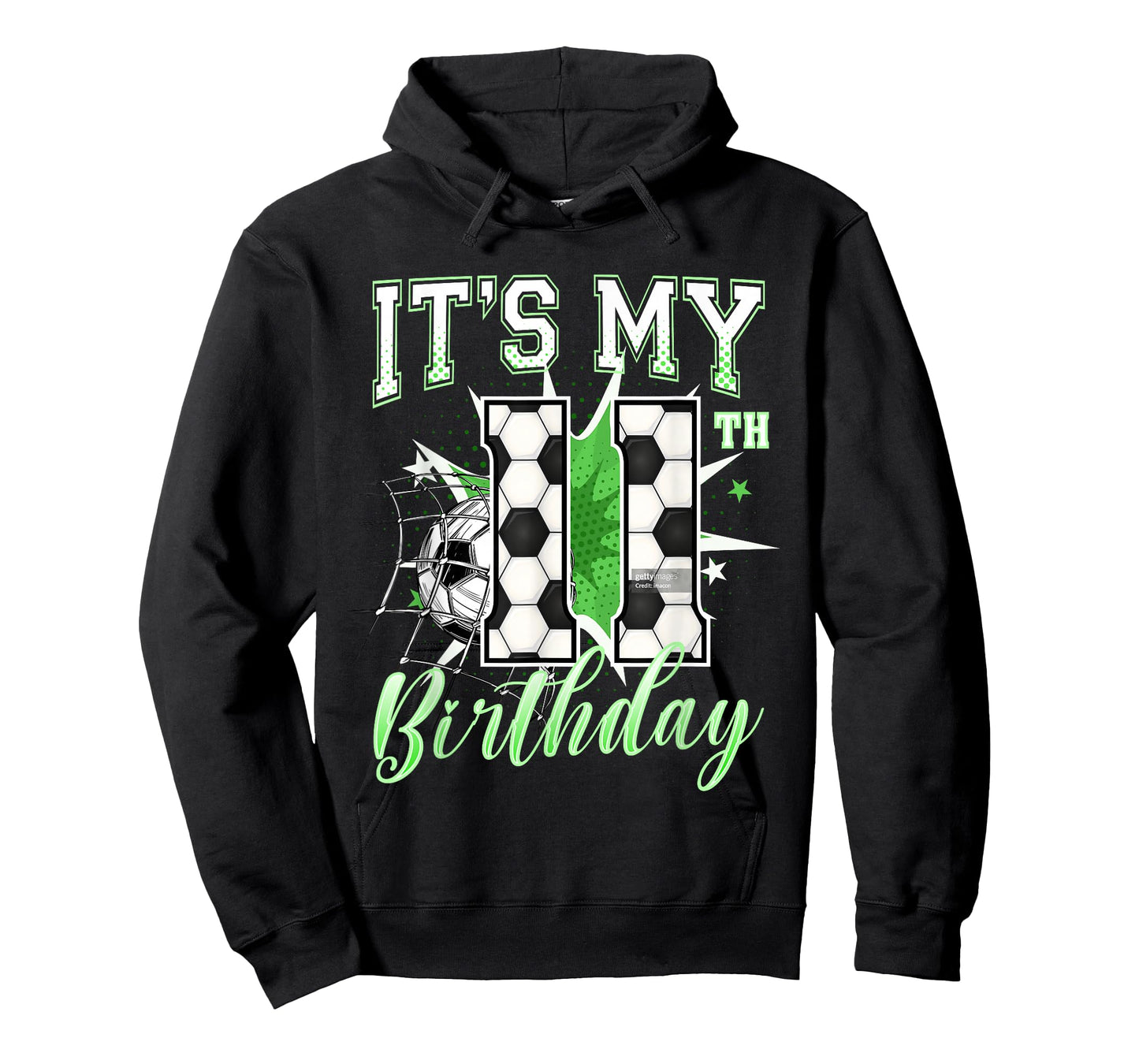 11 Year Old It's My 11th Birthday Soccer Ball Shirt for Boys T-Shirt