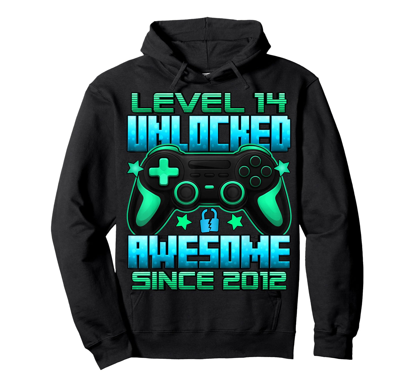 Level 14 Unlocked 14 Year Old Gifts Boys 14th Birthday Boy T-Shirt