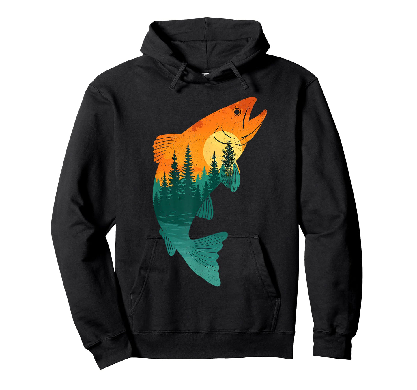 Trout Fly Fishing Outdoor Forest Nature Wildlife Fisherman T-Shirt