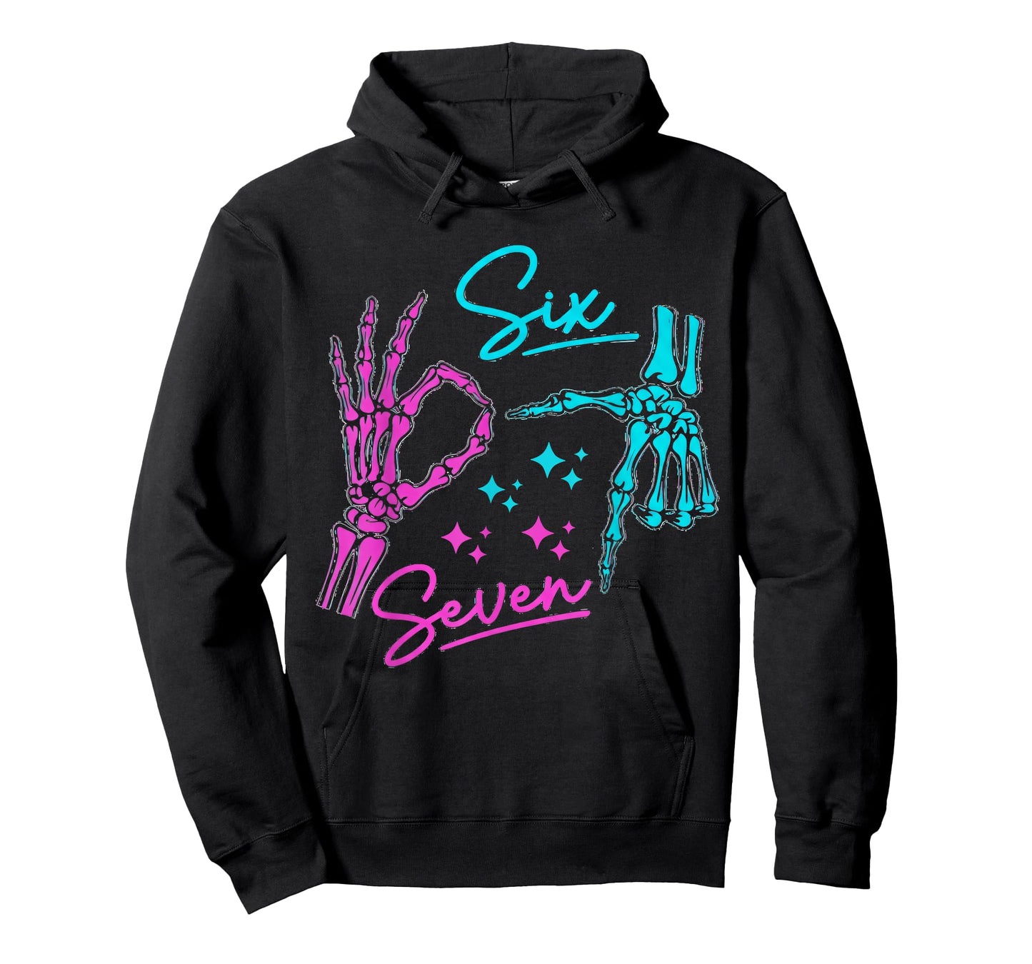 Funny Six Seven Number Gen Alpha Slang 6 7 Trending Meme T-Shirt