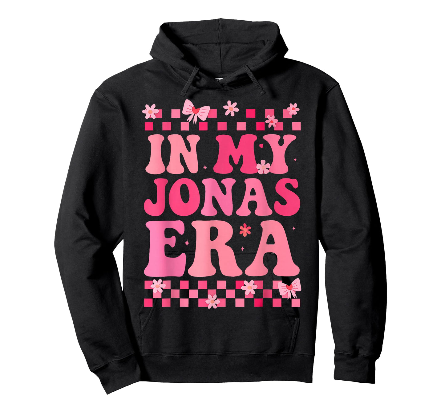 Groovy in My Jonas Era Funny Jonas Heart for Men Women Kids T-Shirt