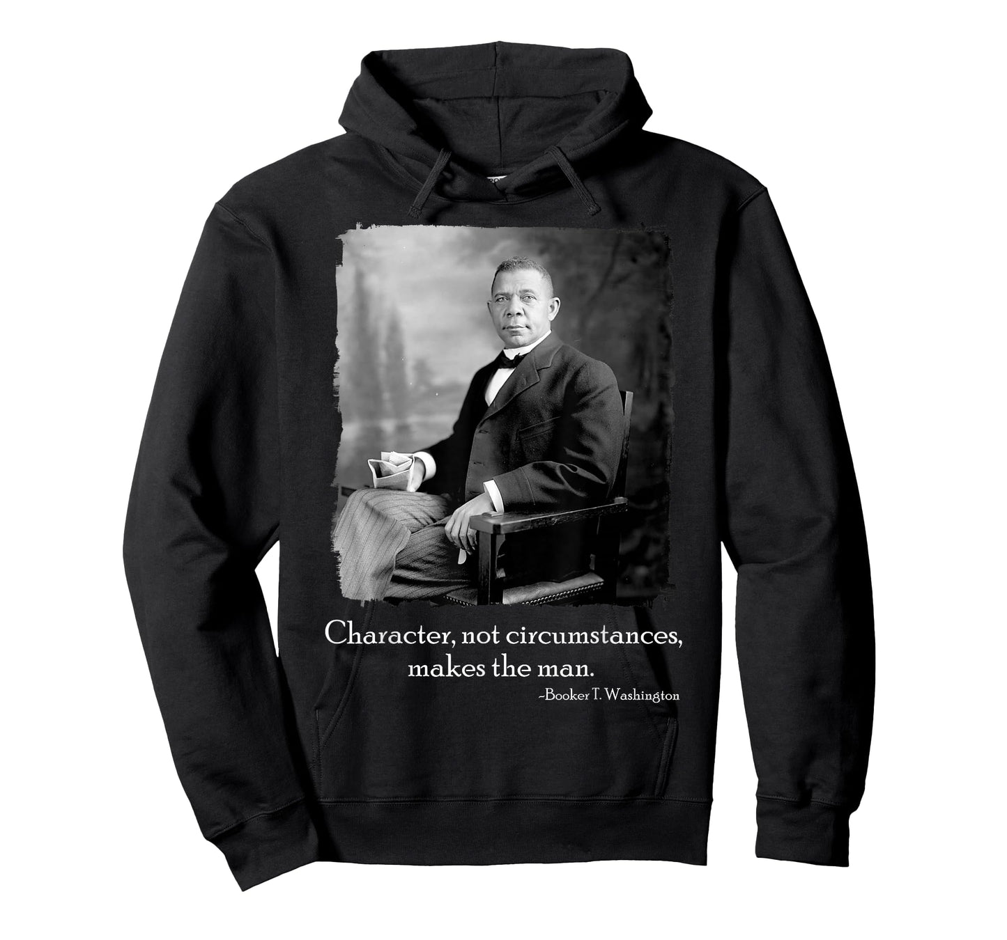 Booker Taliaferro Washington Quote on Character Make The Man T-Shirt