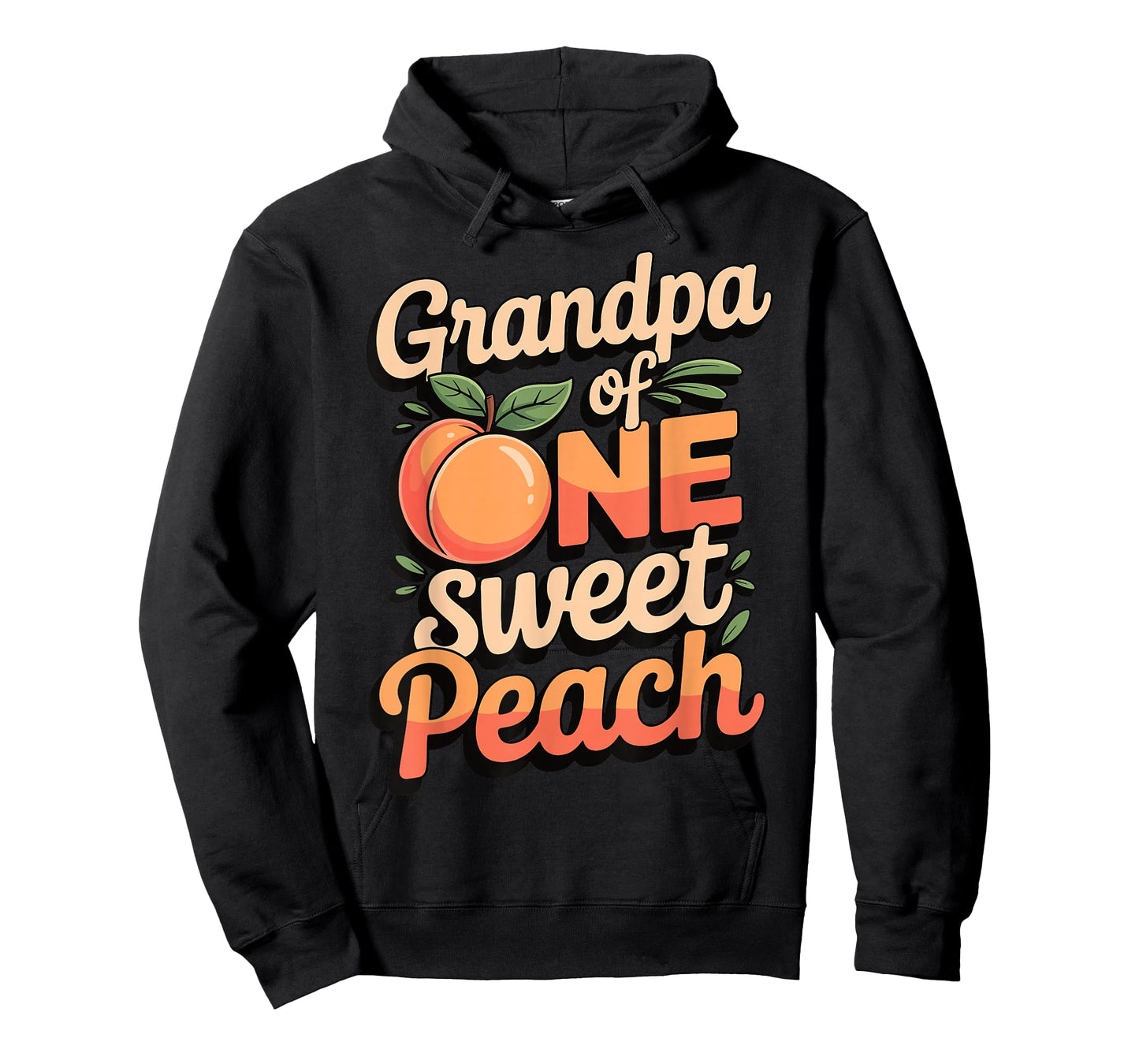 Grandpa of One Sweet Peach Family Matching T-Shirt
