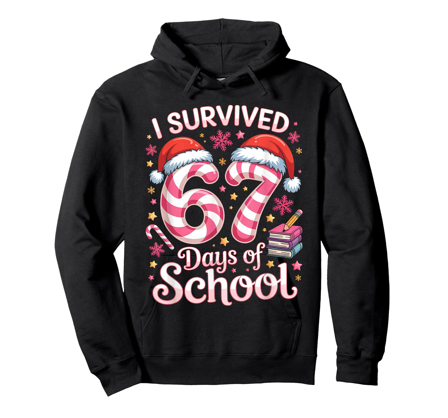 I Survived 67 Days of School - Funny Teachers Students Girls T-Shirt
