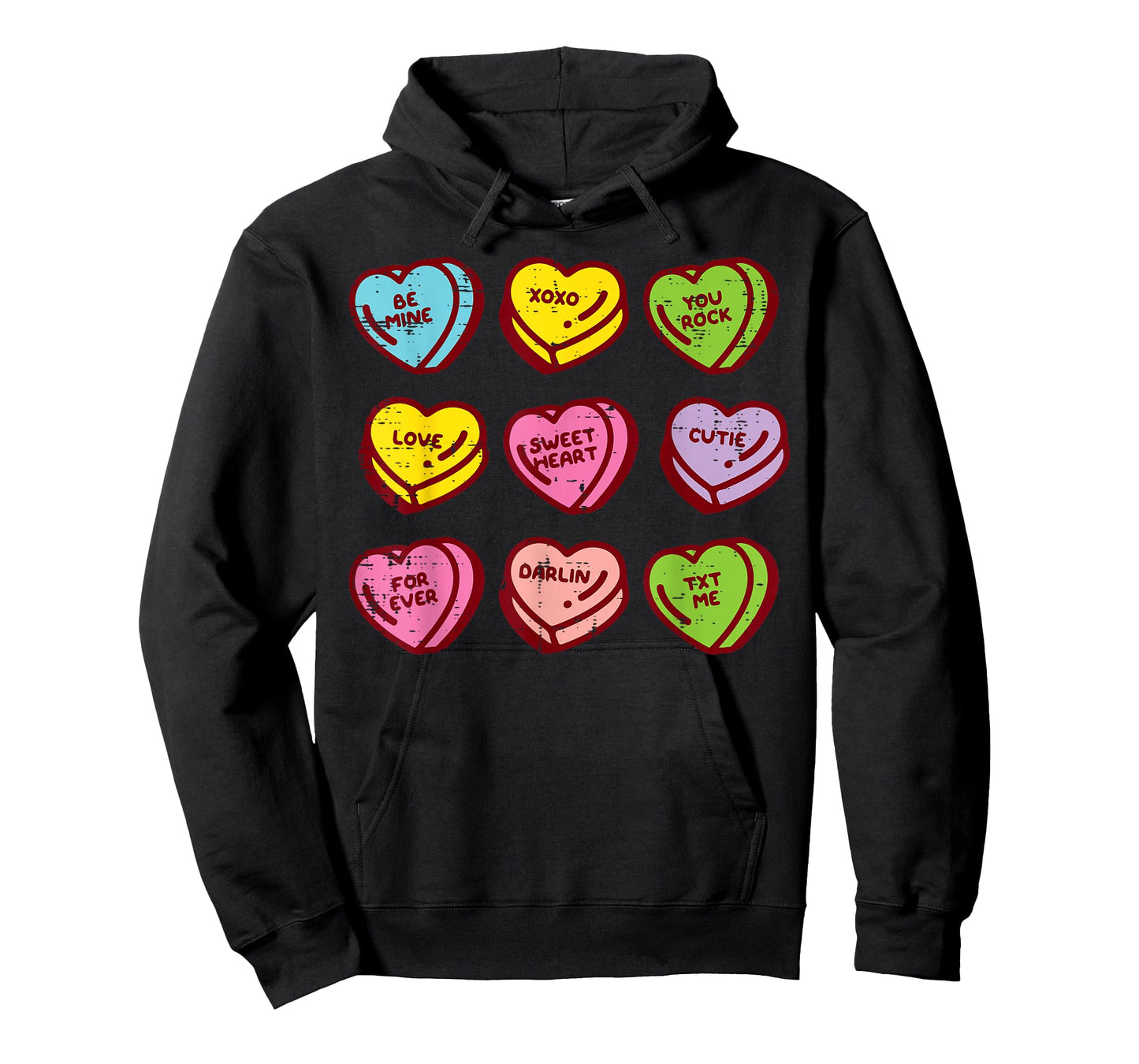 Valentines Day Hearts Candy Be Mine Valentine Women Men Kids T-Shirt