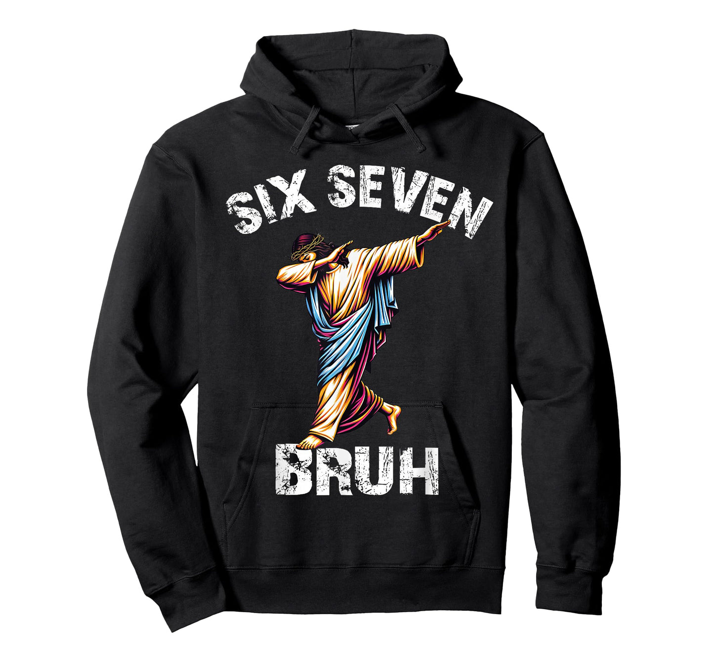 Six Seven Jesus Dabbing Christmas 6 7 Meme 67 Kids Boys Men T-Shirt