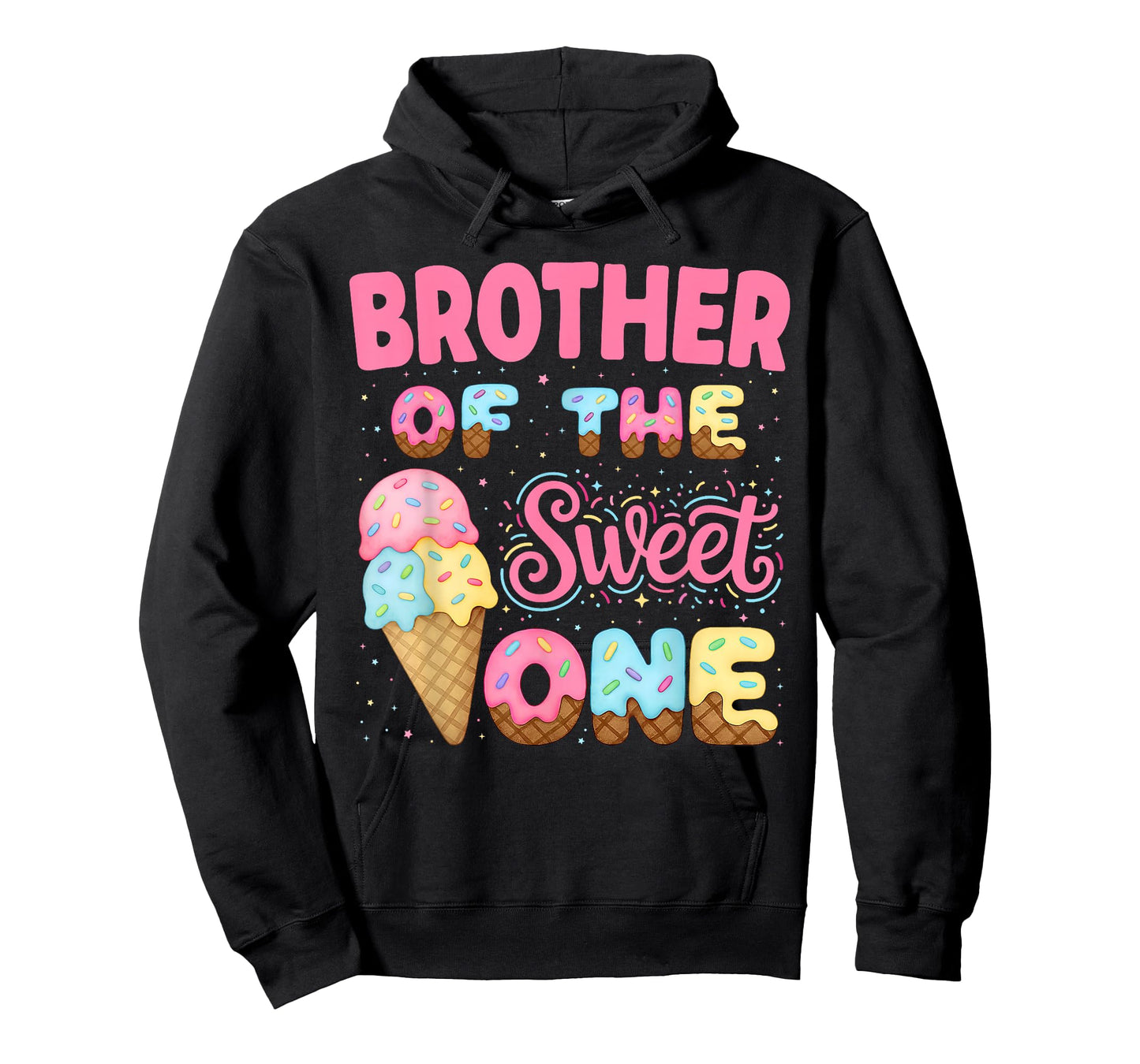 Brother of The Sweet One Ice Cream Matching Birthday Family T-Shirt
