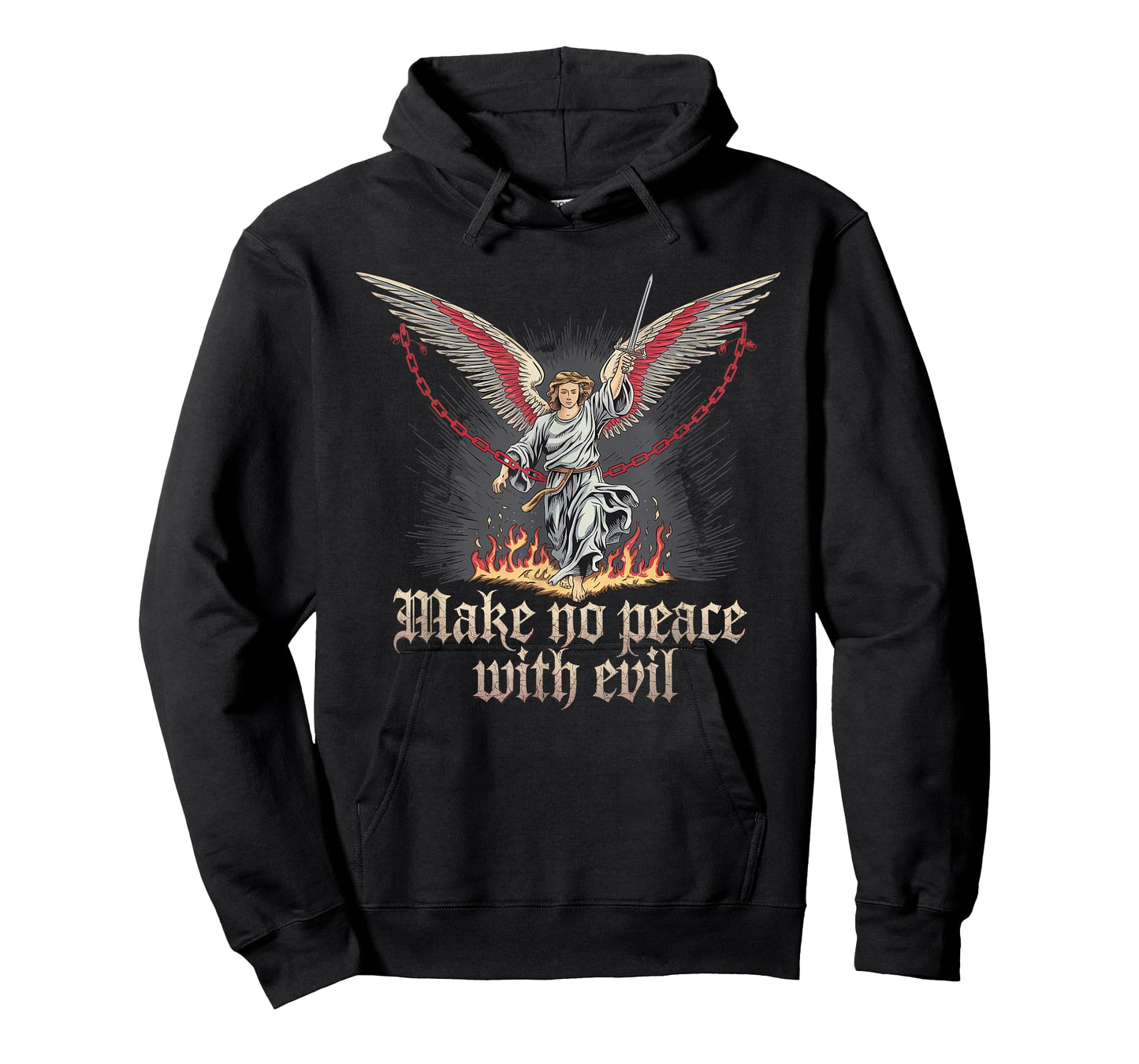 Make No Peace with Evil Tshirt Archangel Michael Jesus God T-Shirt