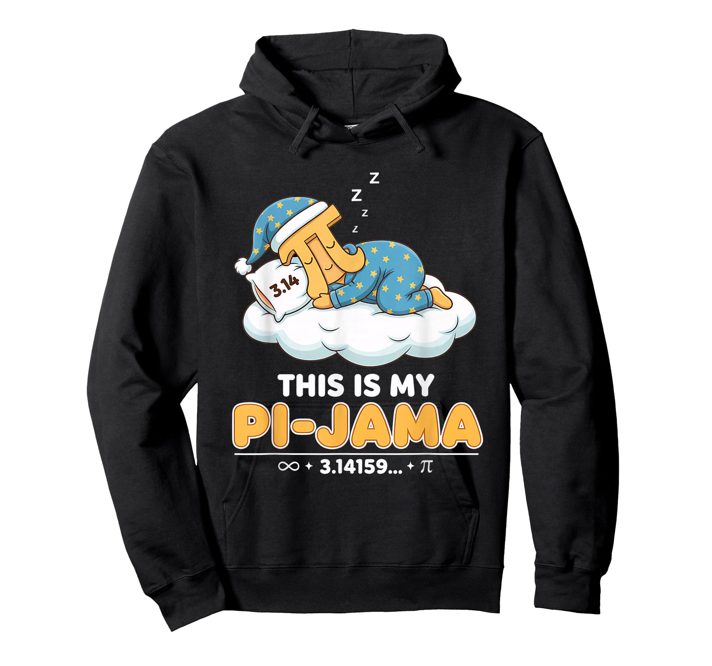 Pi Pajama Math Sleeping Shirt School This is My Pi-Jama T-Shirt