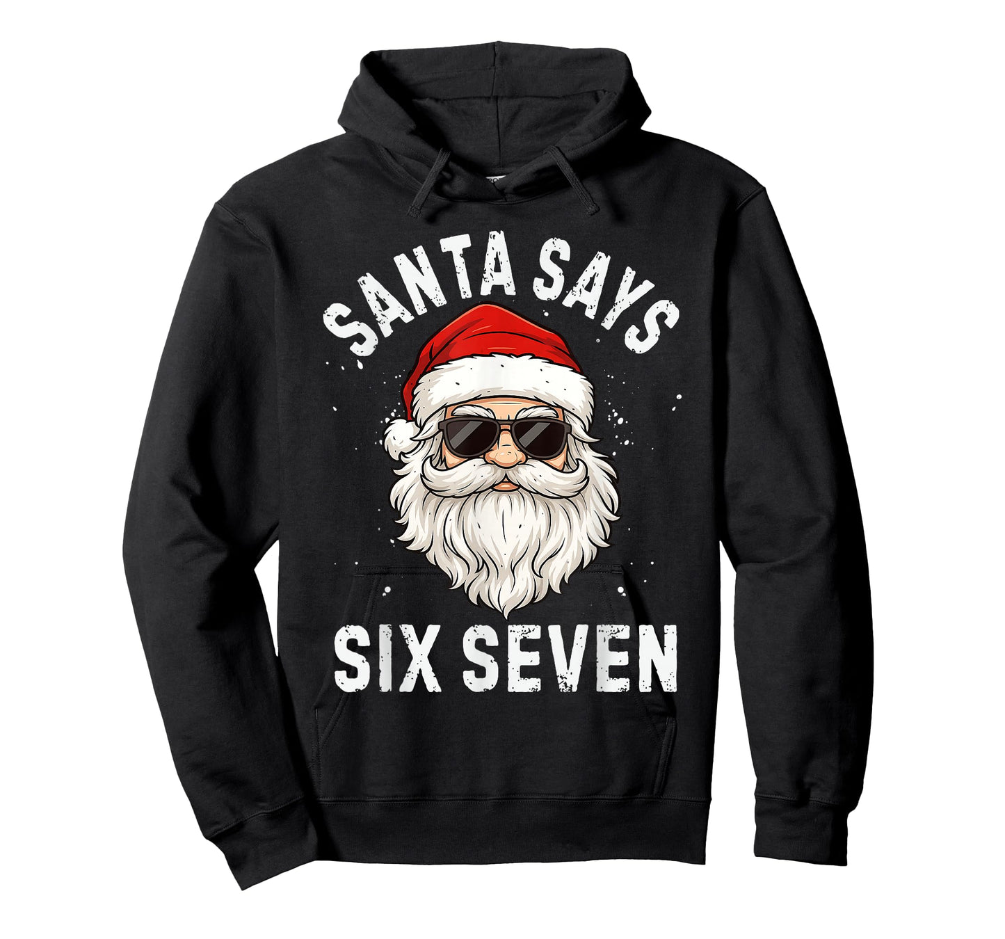Santa Says Six Seven Meme Xmas 6 7 Christmas Boys Girls T-Shirt