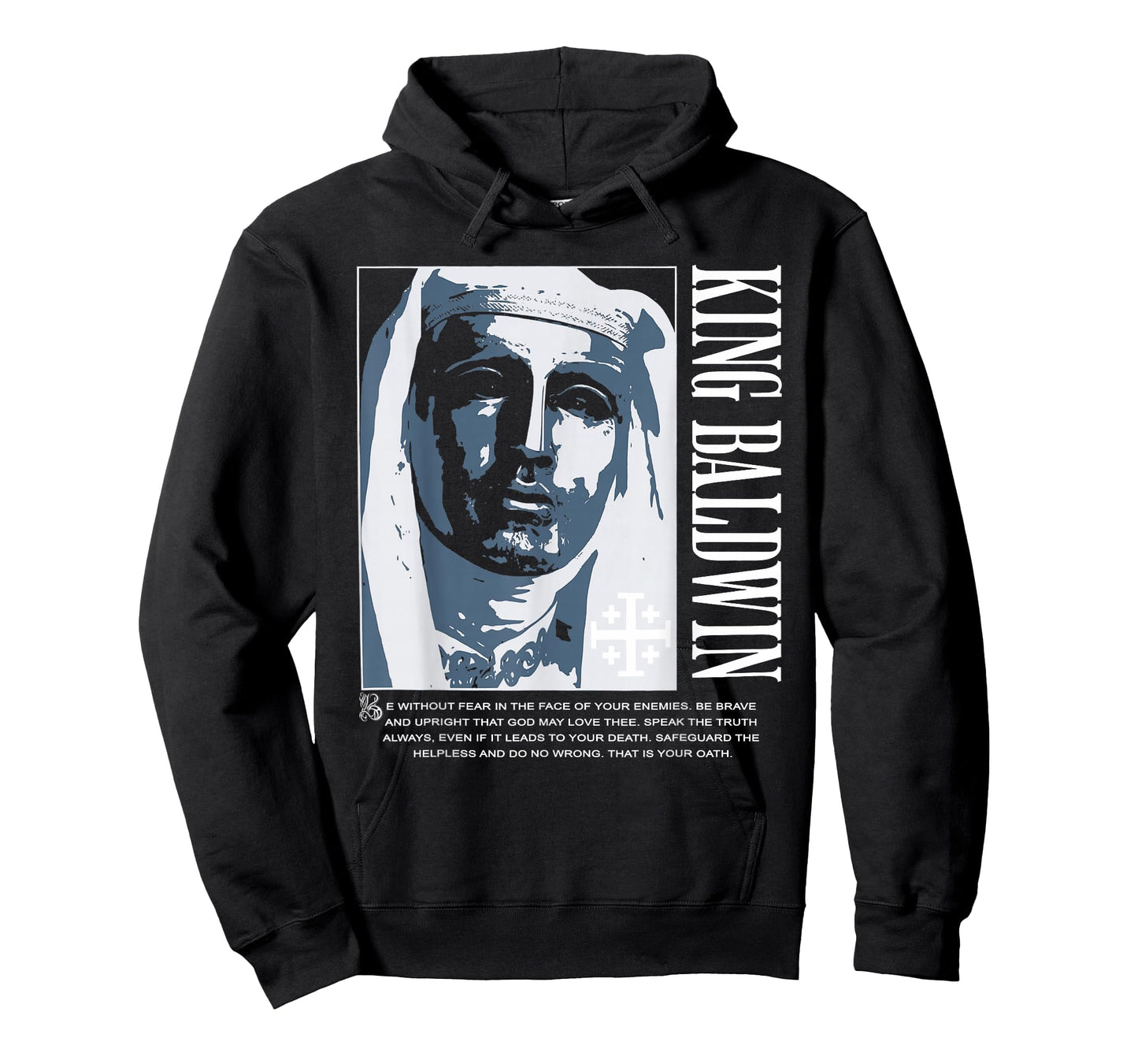 Sliver Mask King Baldwin IV Meme The Leper King Warrior T-Shirt