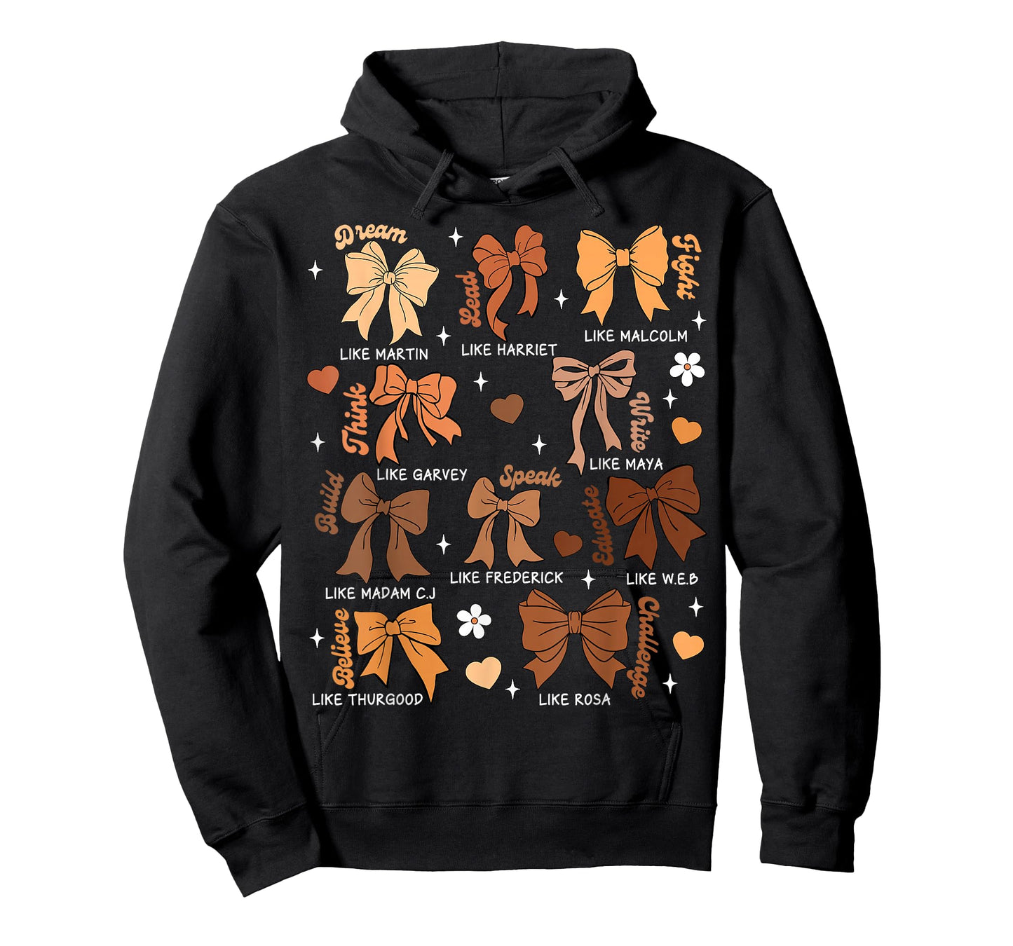 Celebrating Black History with Educated Leader Coquette Bow T-Shirt