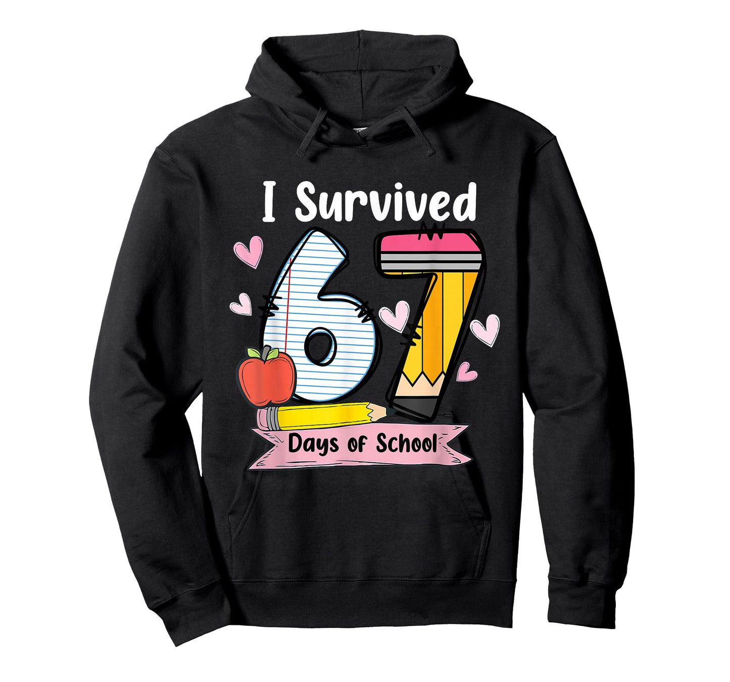 I Survived 67 Days of School Teacher Student Six Seven Meme T-Shirt