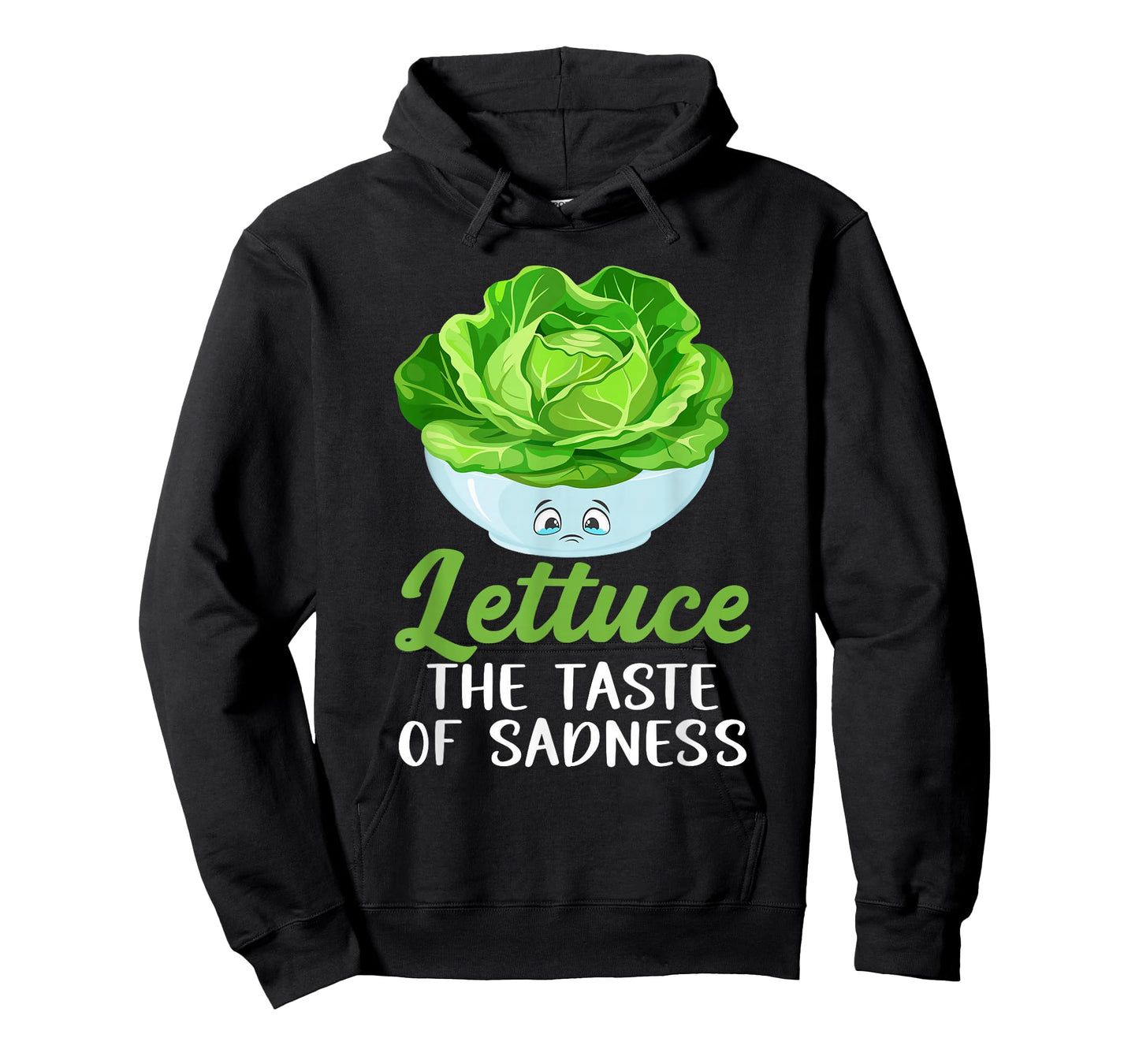 Lettuce The Taste of Sadness Dieting Fitness Weight Lifting T-Shirt