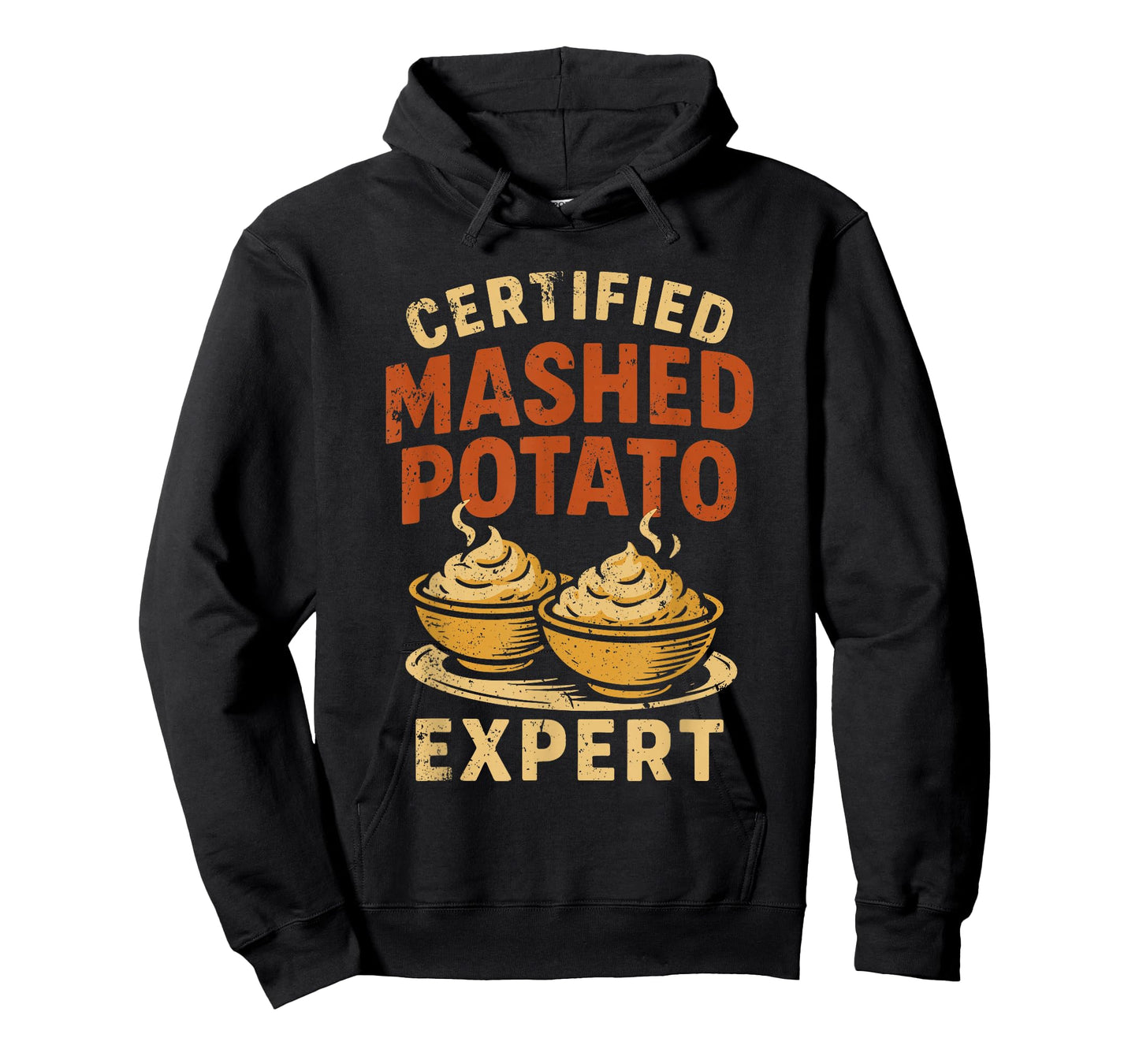 Funny Certified Mashed Potato Expert for Sweet Potato Lovers T-Shirt