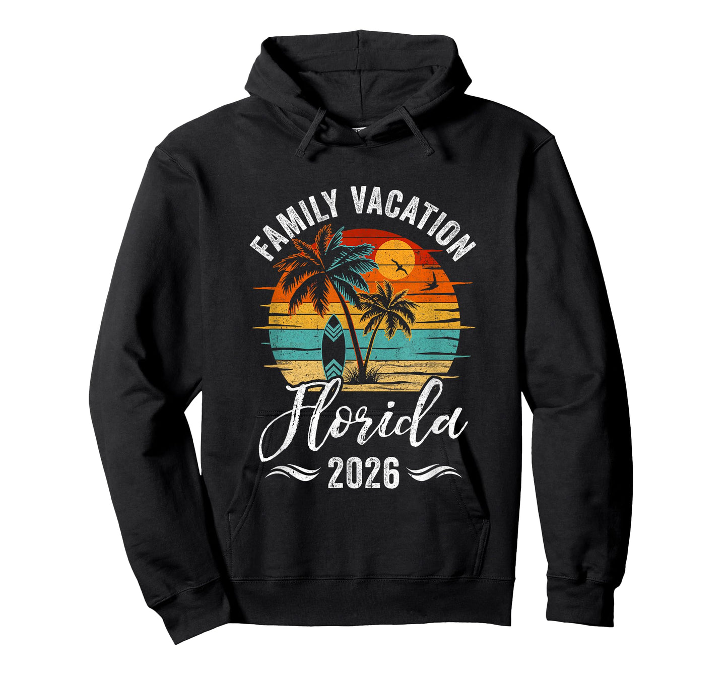 Family Vacation 2026 Vintage Florida Summer Matching Trip T-Shirt