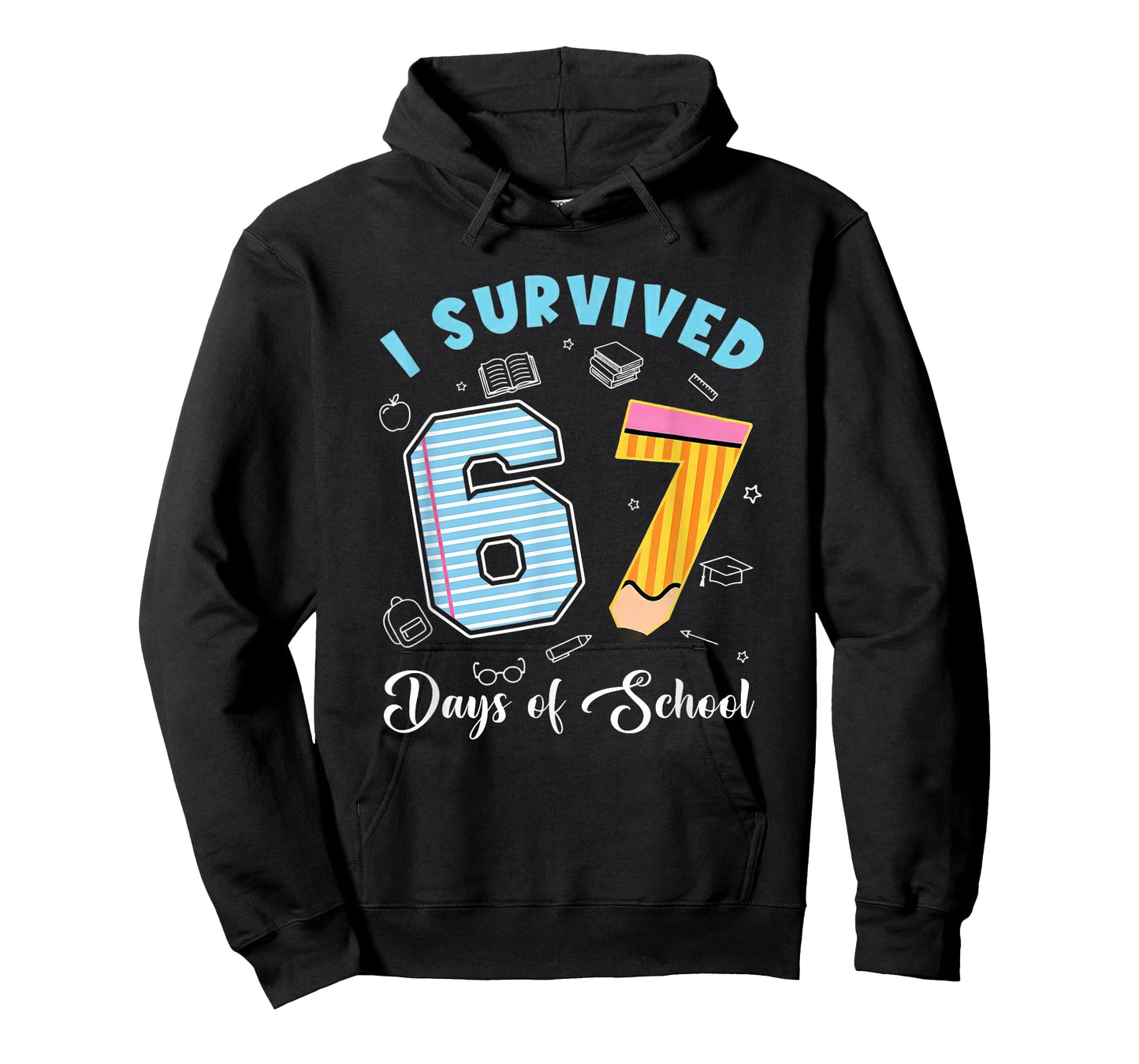 I Survived 67 Days of School Funny 67 Meme Teacher Student T-Shirt