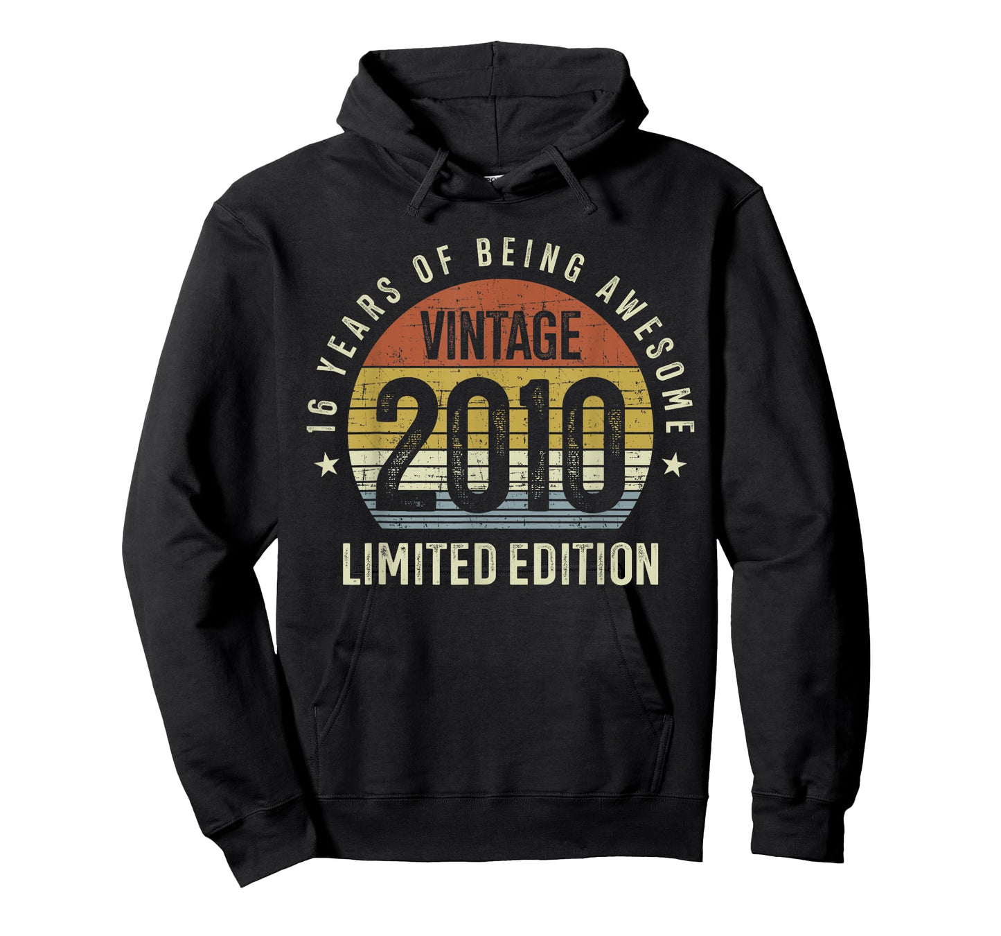 16th Birthday Vintage 2010 Limited Edition 16 Years Old T-Shirt