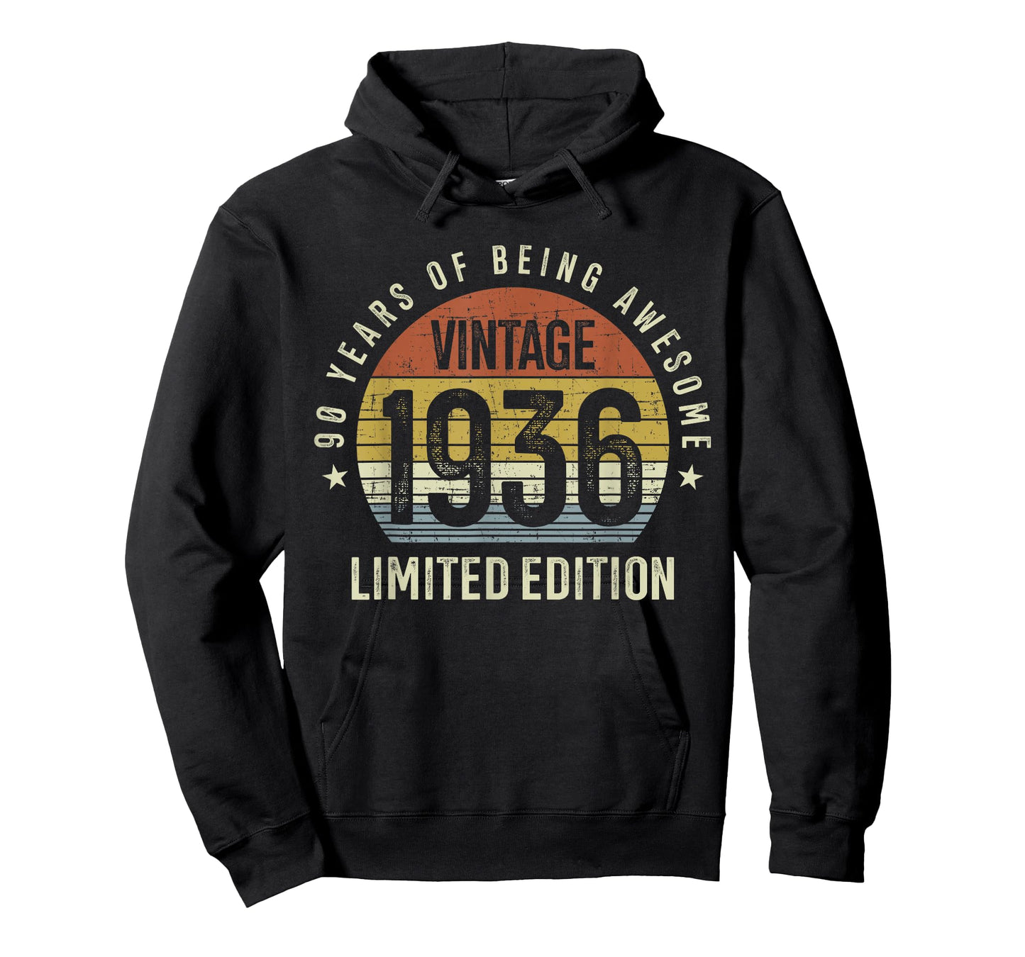 90th Birthday Vintage 1936 Limited Edition 90 Years Old T-Shirt