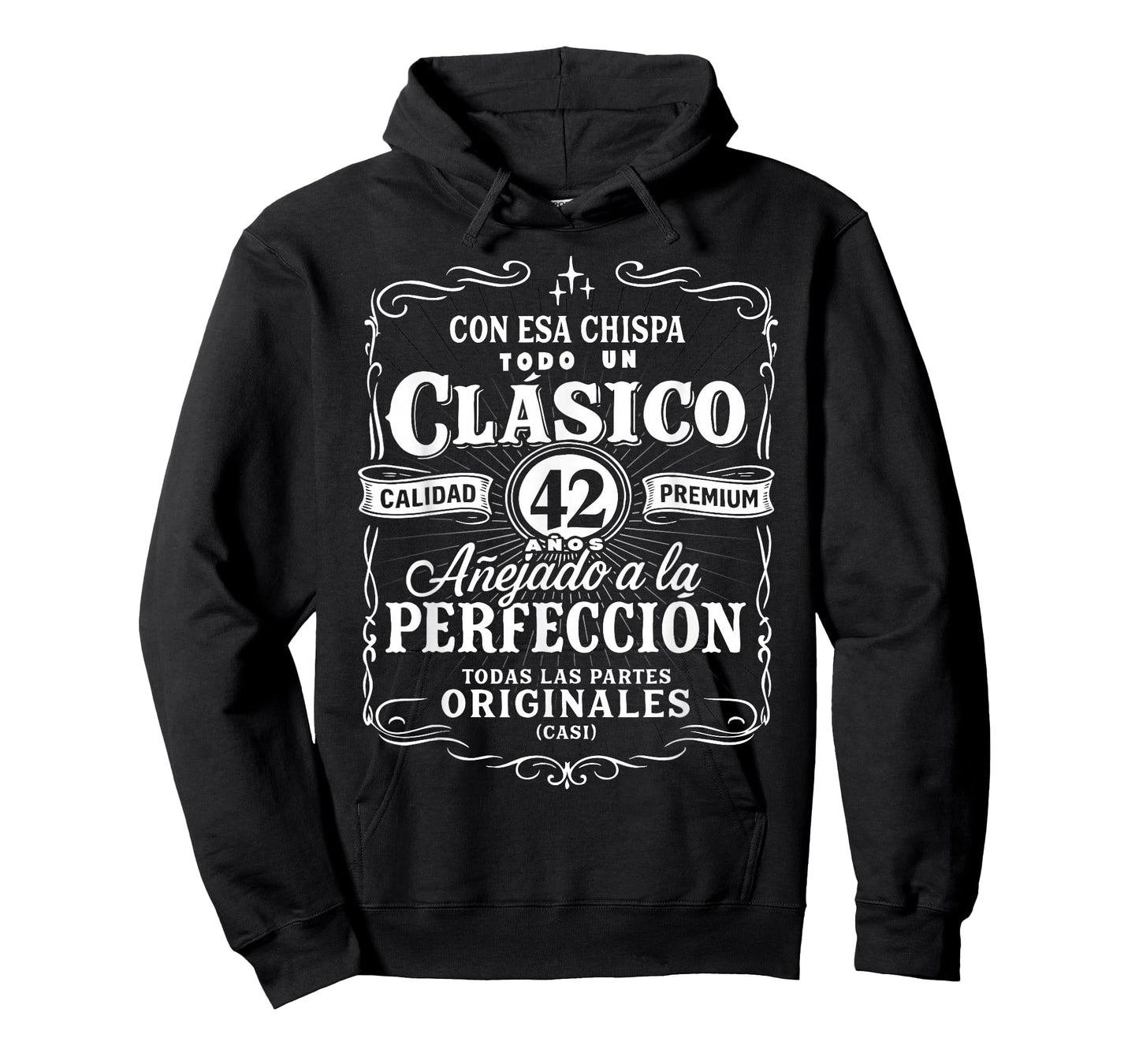 Vintage 42nd Birthday Men Funny Cumpleaños 42 Spanish Gag T-Shirt