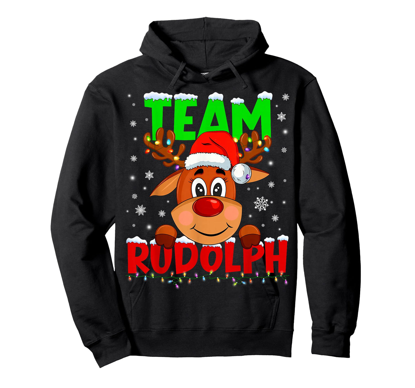 Team Rudolph Rednose Pjs Christmas Xmas Men Women Kid T-Shirt