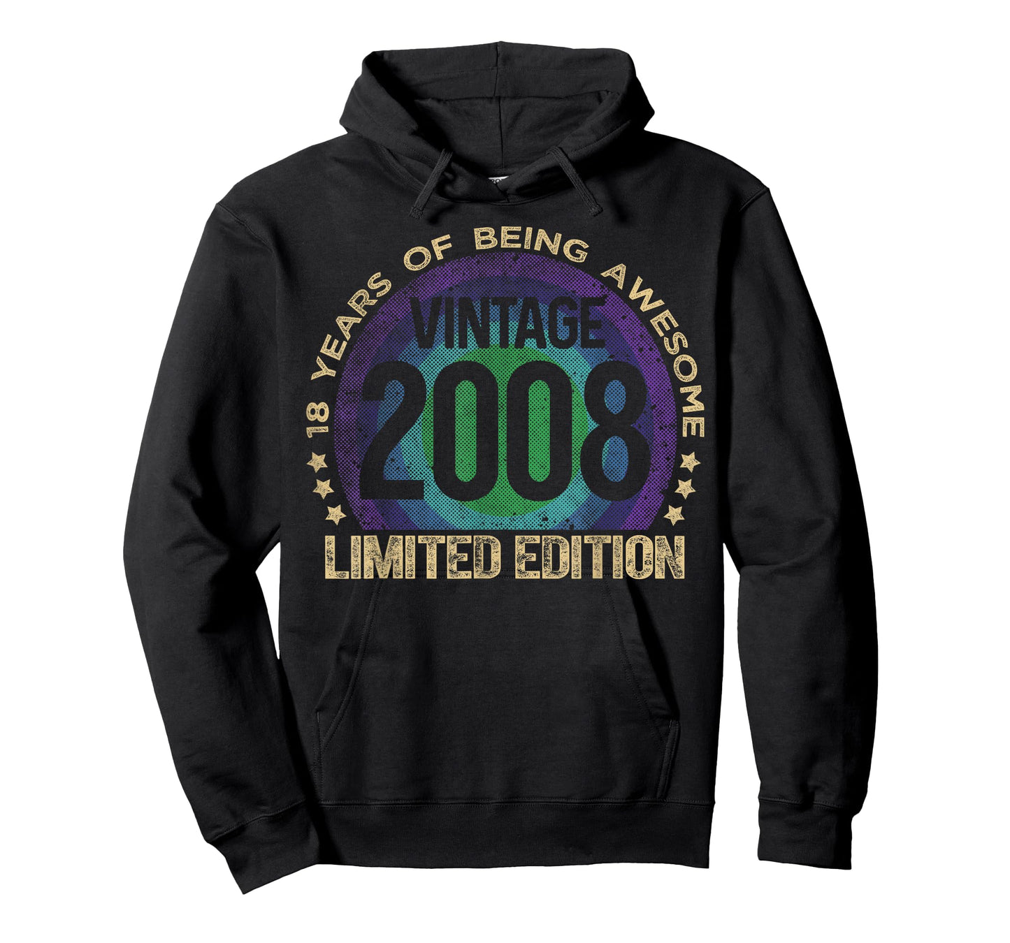 18 Year Old Gifts Vintage 2008 Limited Edition 18th Birthday T-Shirt