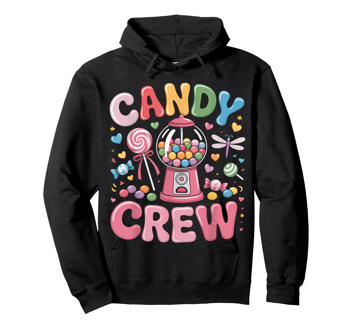 Candy Crew Cute Colorful Sweet Treats Design T-Shirt