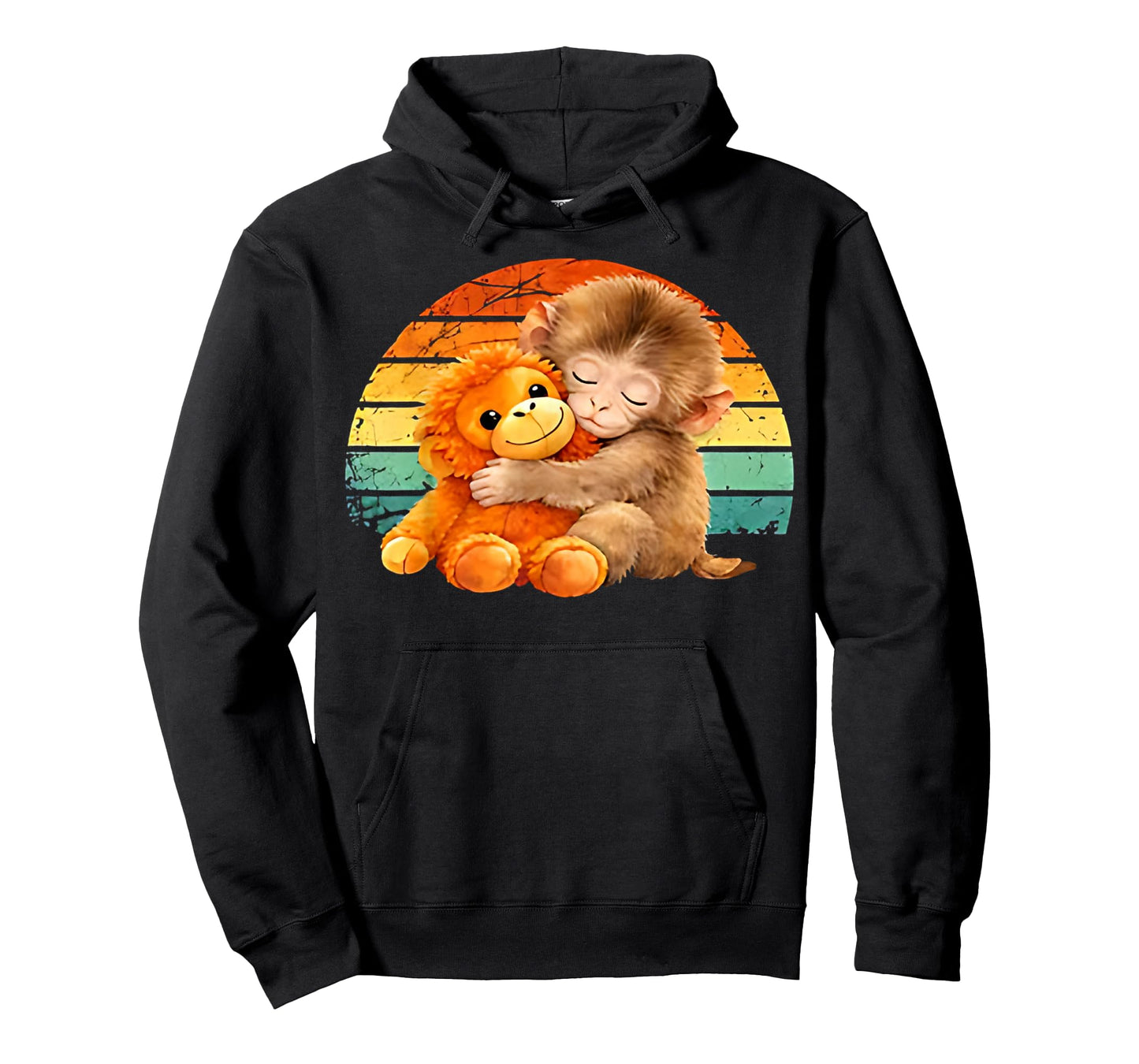 Retro Vintage Baby Monkey Punch T-Shirt