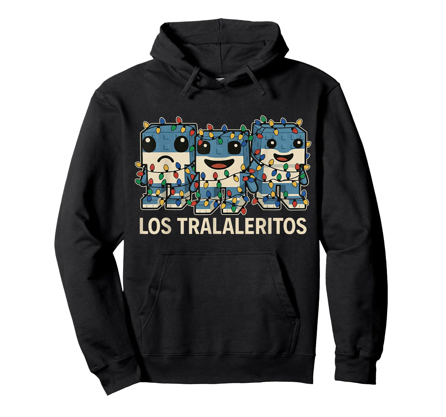 Los Tralaleritos Christmas Lights - Funny Brainrot Kids Meme T-Shirt