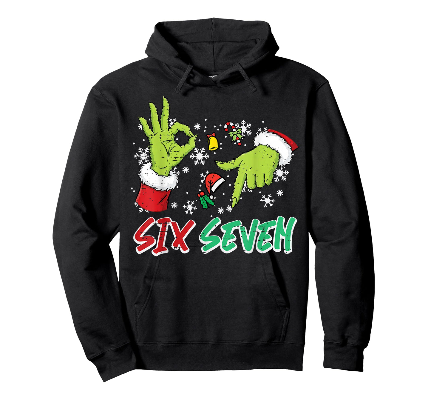 Christmas Six Seven 67 Funny Meme 6 7 Xmas Women Men Kids T-Shirt
