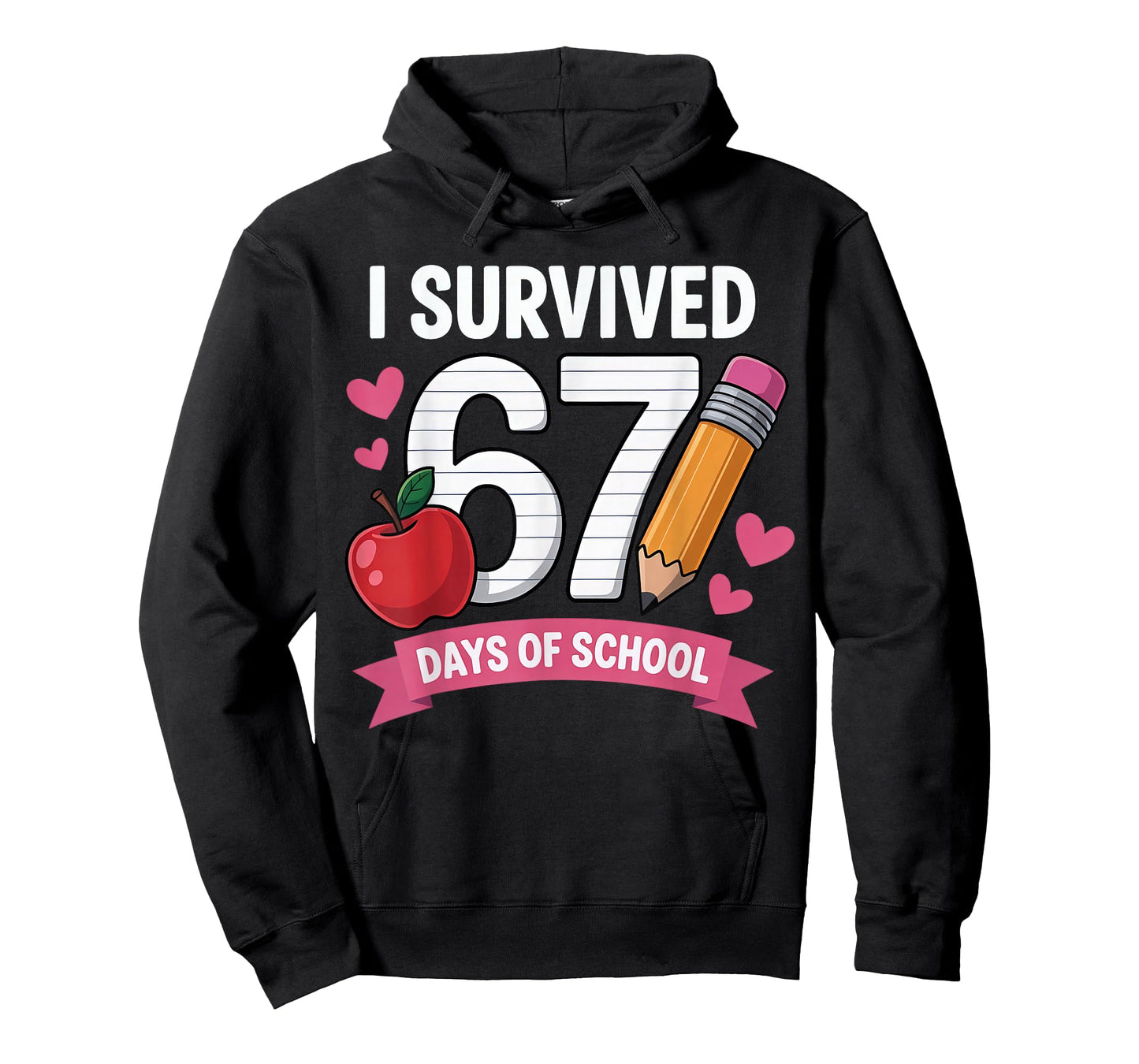 I Survived 67 Days of School Six Seven 6 7 Teacher 67 Days T-Shirt