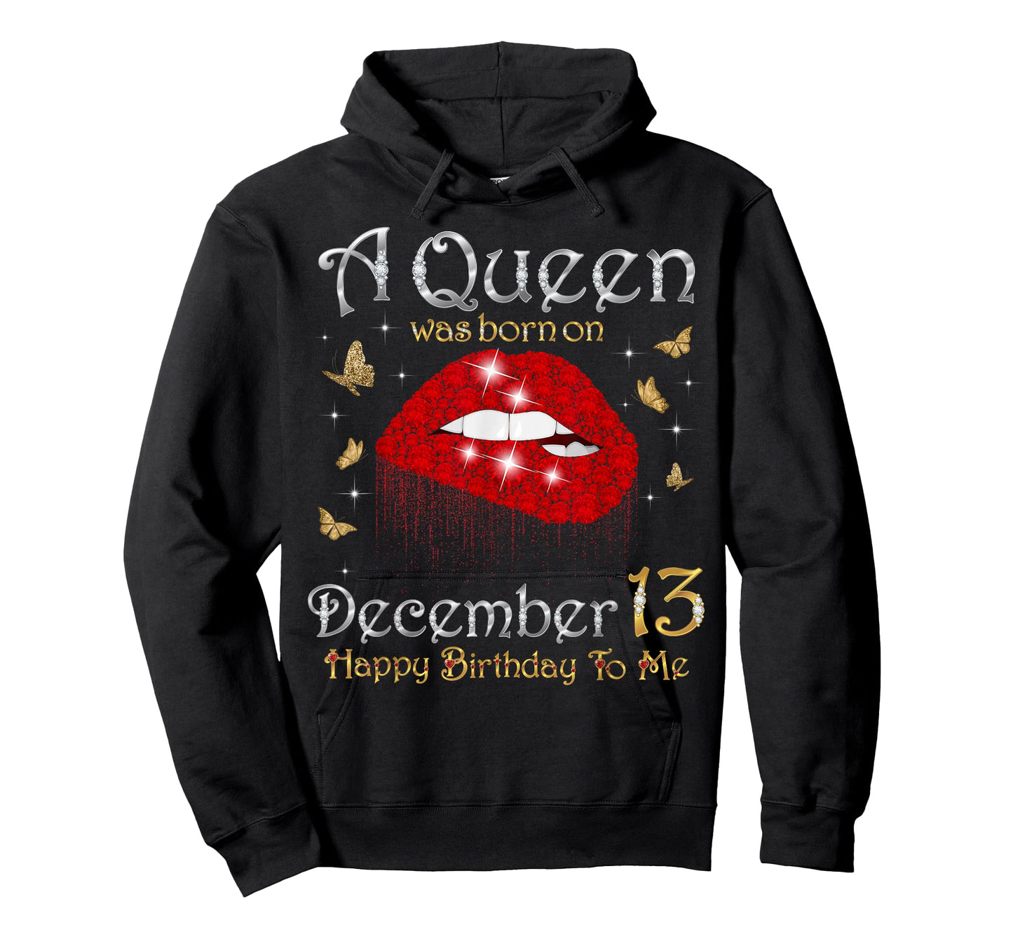 A Queen was Born on December 13 Happy Birthday to Me T-Shirt