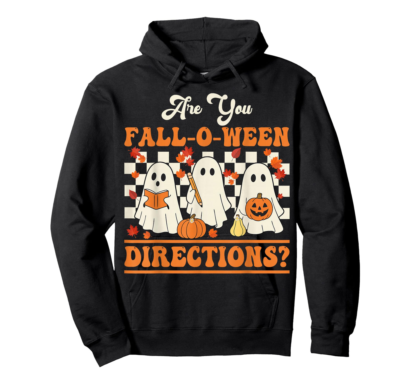 are You Fall O Ween Directions Halloween Teacher Ghosts T-Shirt