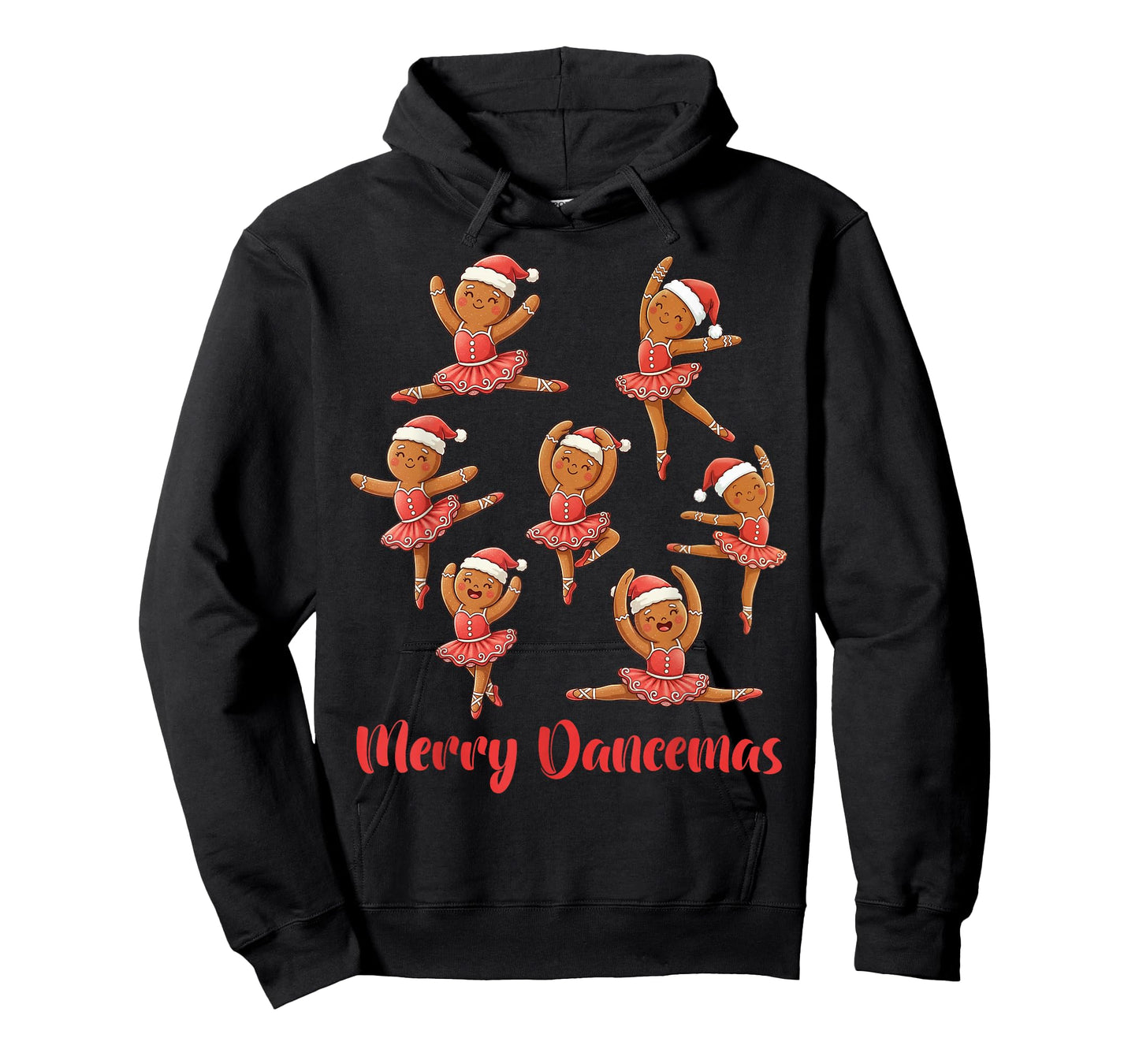 Merry Dancemas Ballet Dancer Gingerbread Teacher Christmas T-Shirt