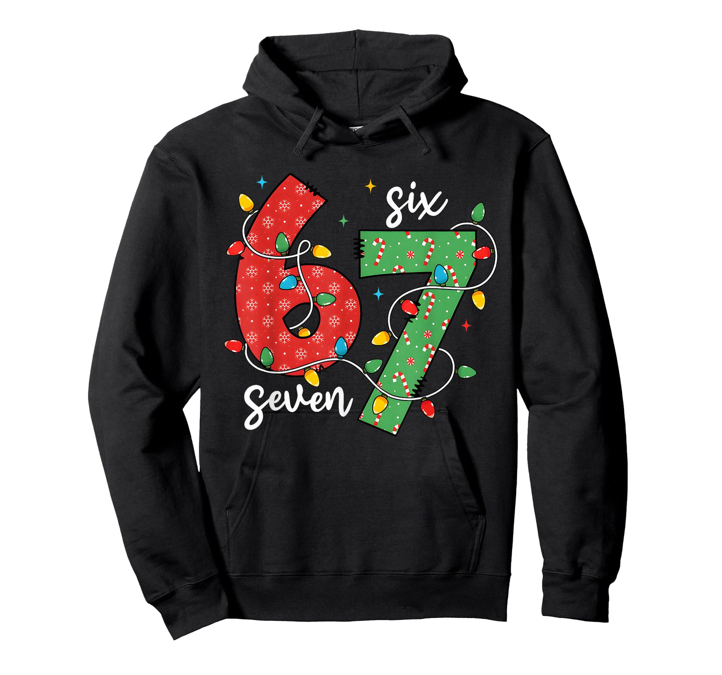 Funny Six Seven 67 Christmas Holiday Men Women Kids Xmas T-Shirt