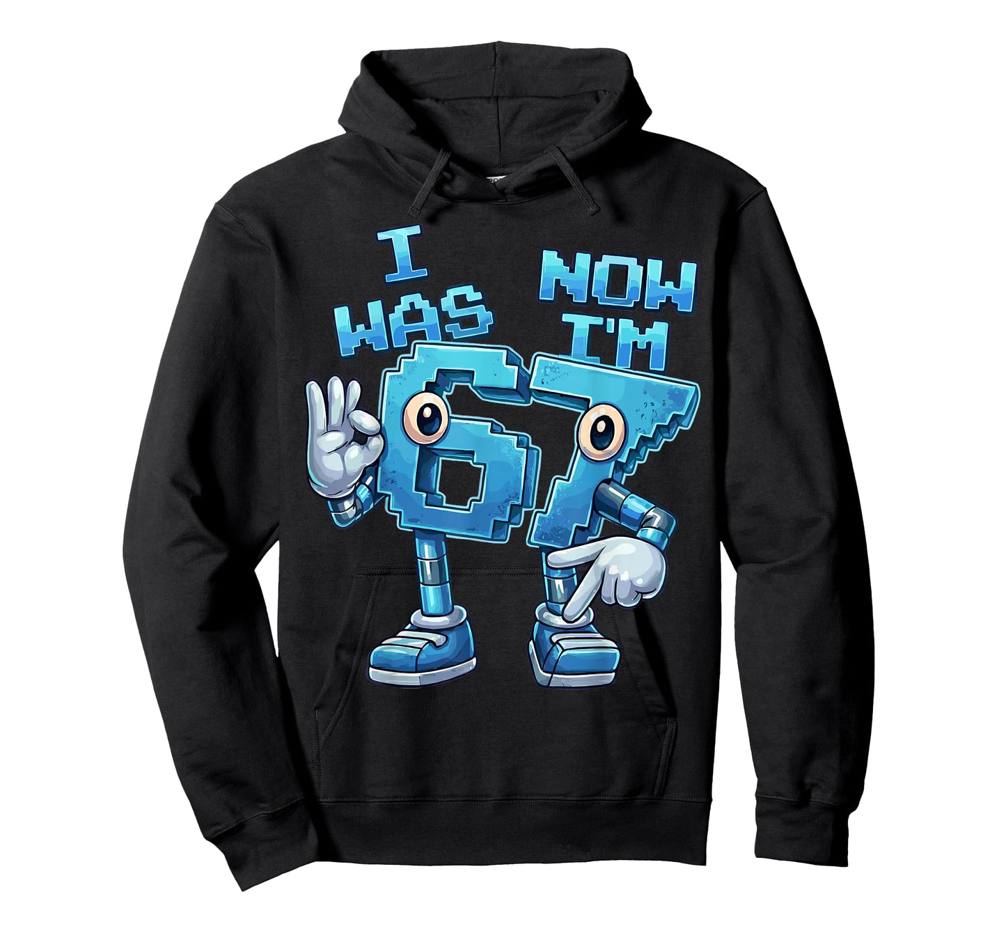 7 Year Old Birthday I was 6 Now I'm 7 67 T-Shirt