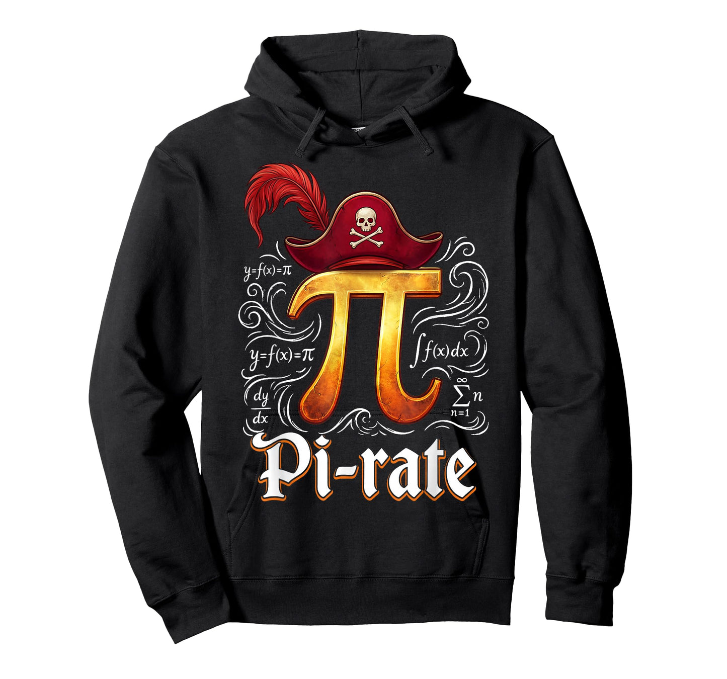 Pi Rate Science Student Math Teacher Funny Pi Day Pirate T-Shirt