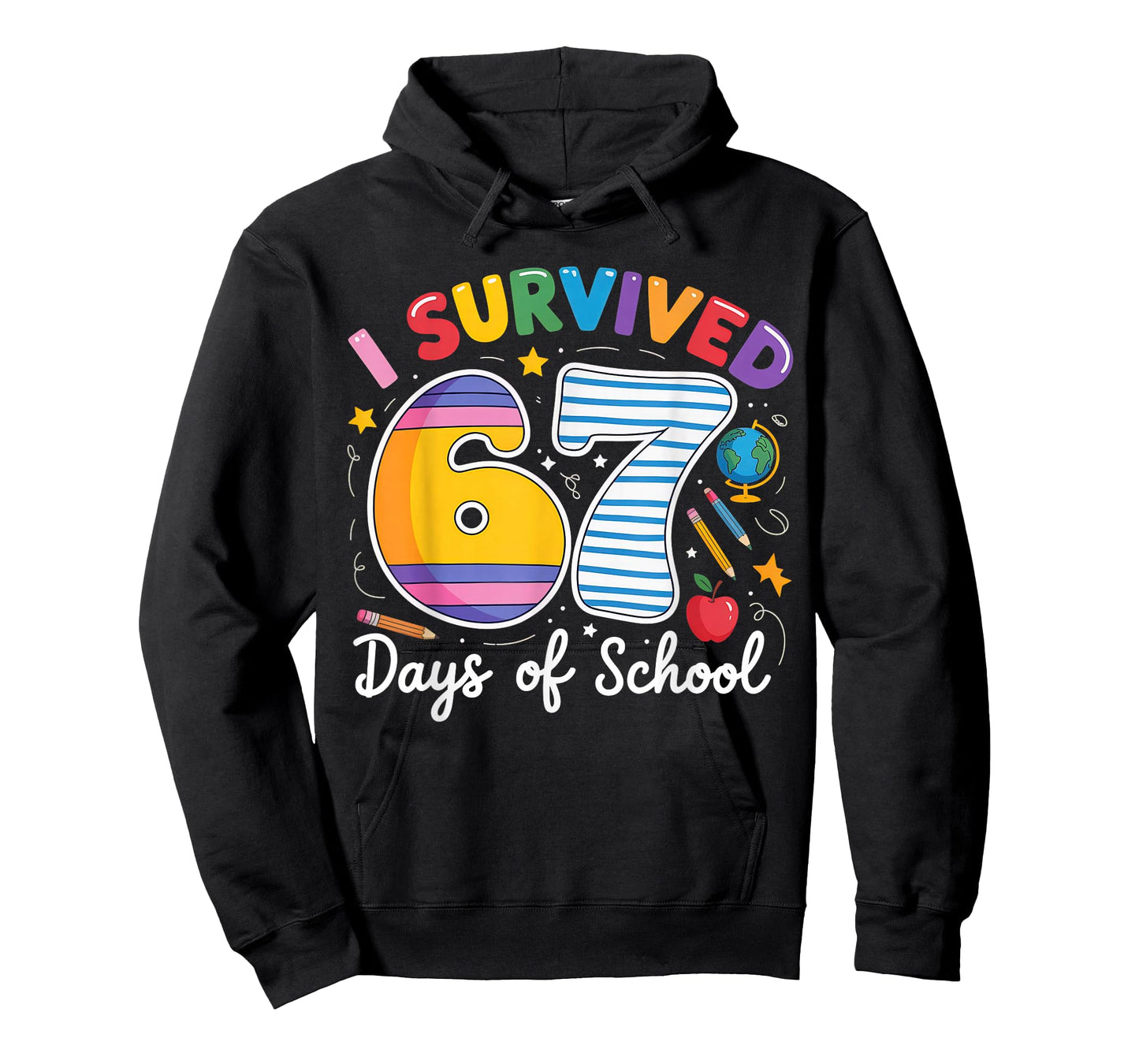I Survived 67 Days of School Meme Teacher Student T-Shirt