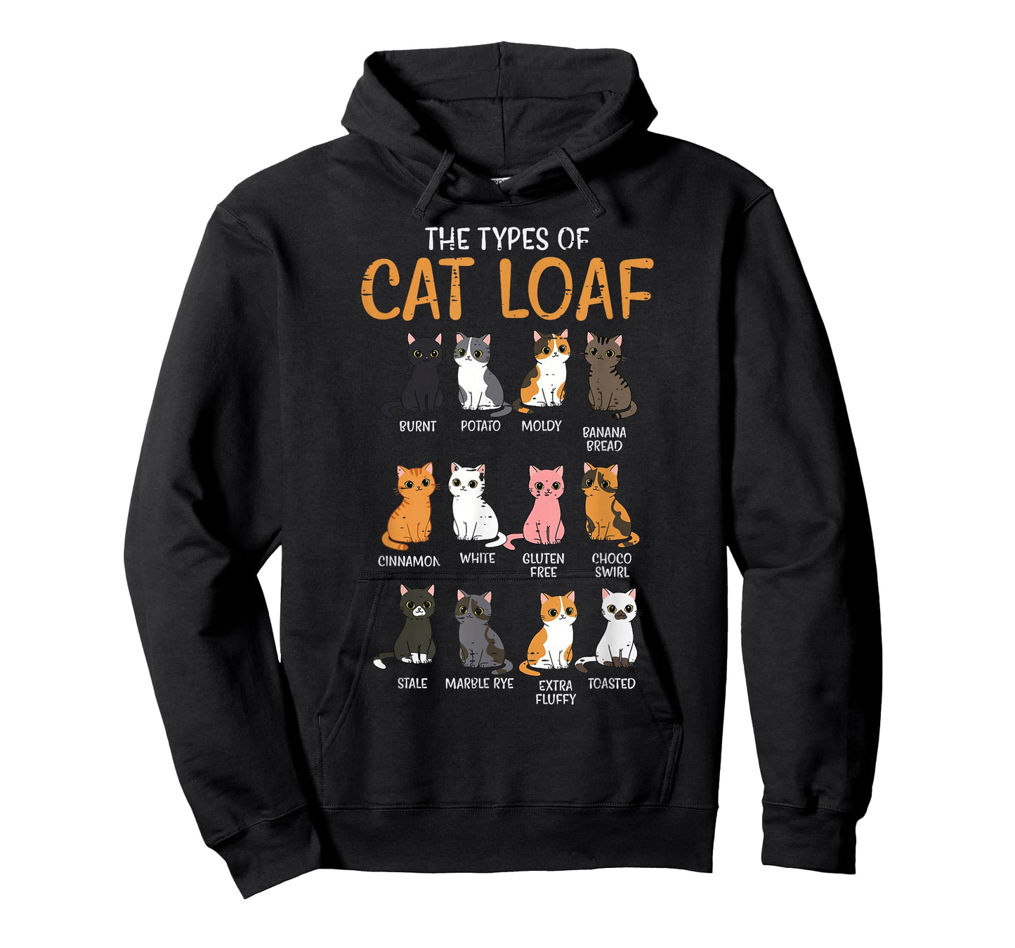 Types of Cats Kawaii Kitten Cat Women Girls Kids Men T-Shirt