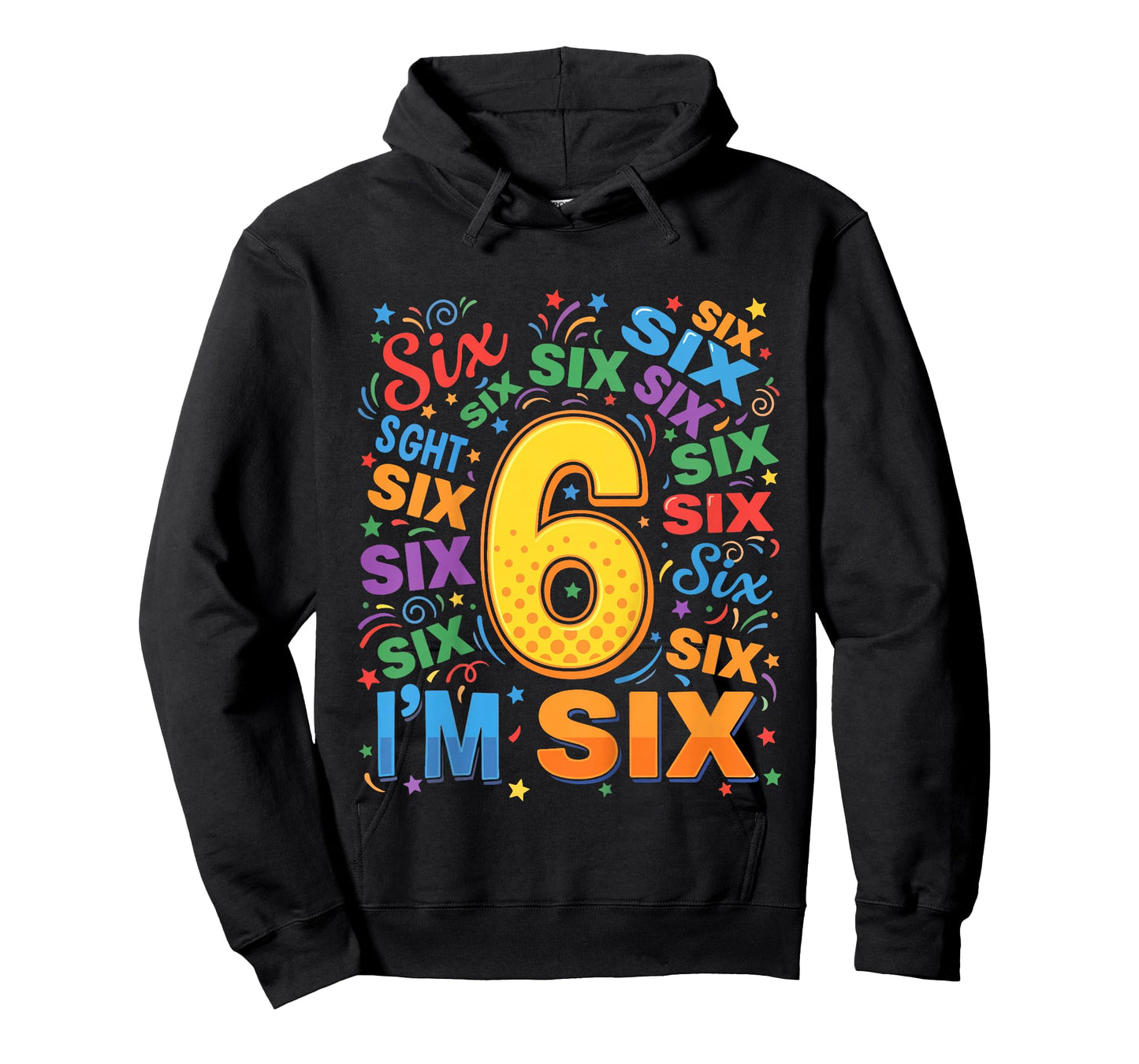 Kids 6th Birthday Shirt Boy 6yr Six 6 Year Old Girls Kids T-Shirt